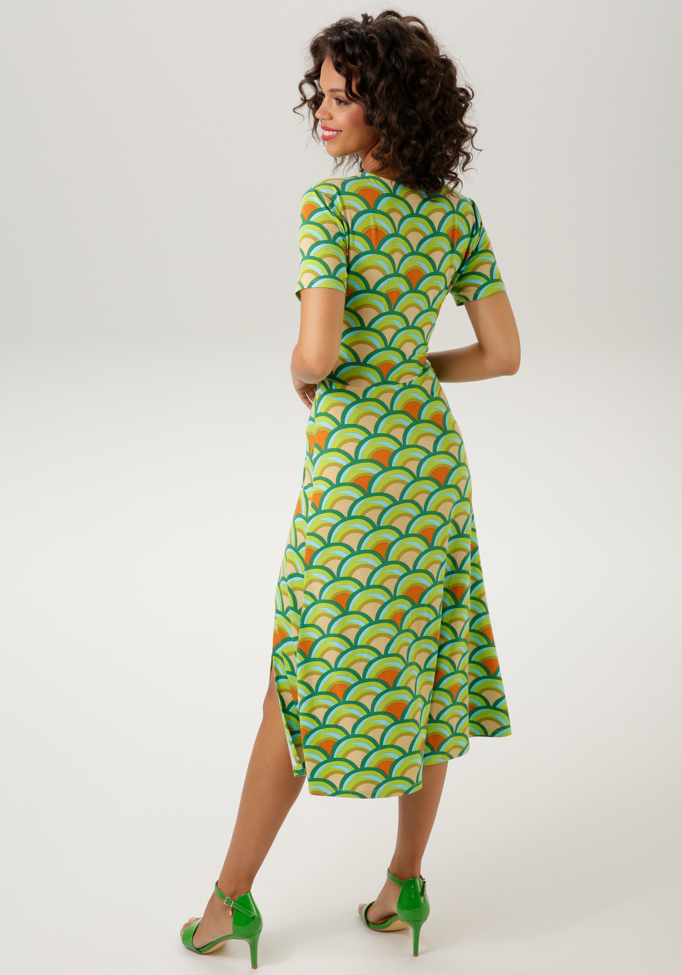 Sommerkleid, Wickeloptik kaufen CASUAL NEUE Aniston in - KOLLEKTION online