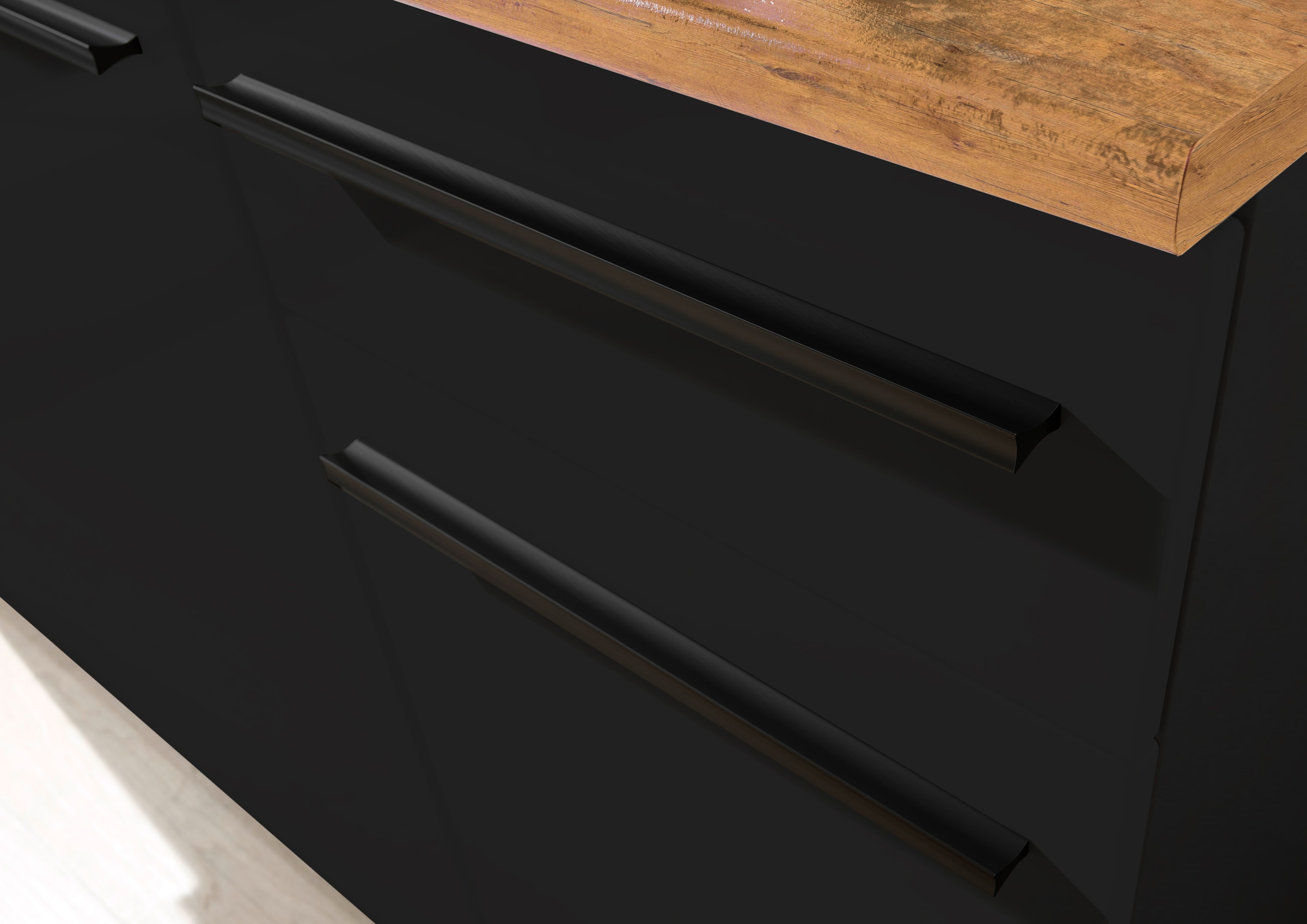 BASIC by Balculina Küchenzeile »Jazz Singleküche«, Breite 160 cm, mit und ohne Geräte lieferbar