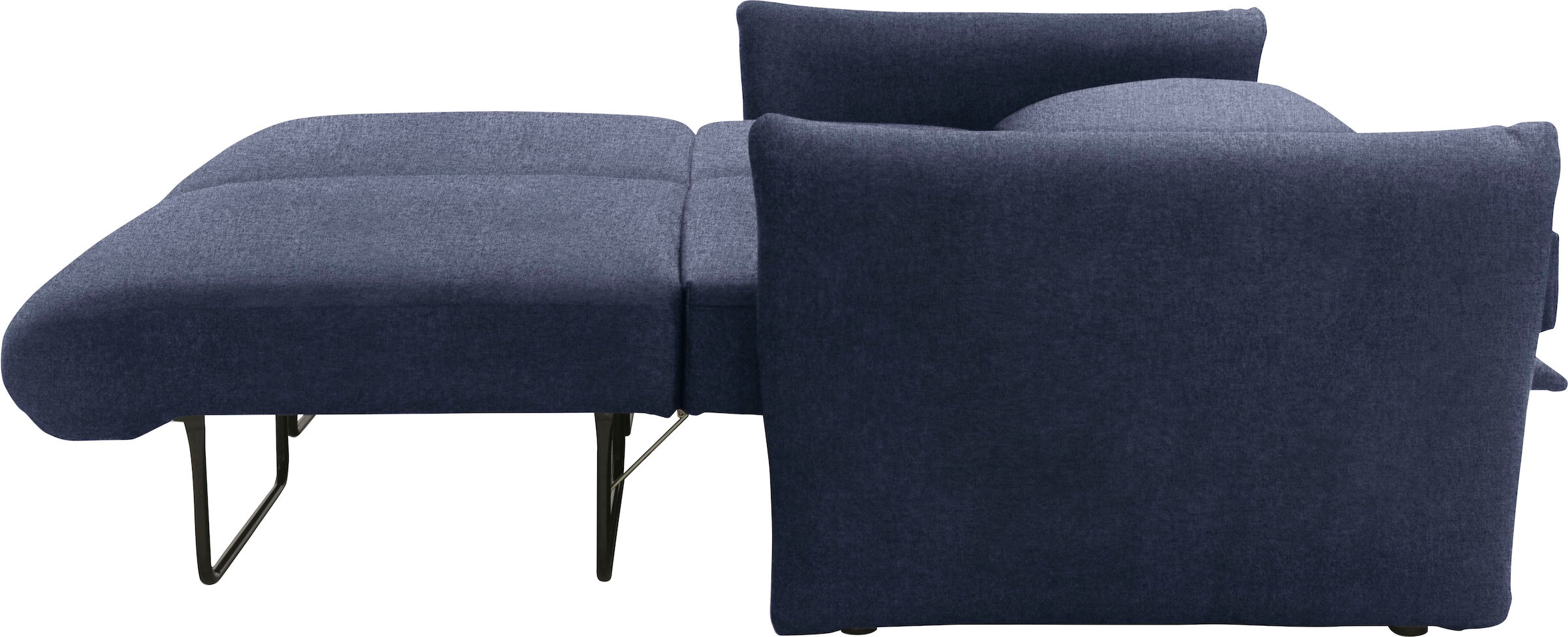 DOMO collection Schlafsofa »700023 Schlaffunktion, Federkern, 2-Sitzer, stabile Liegefläche«, Sitzflächen einzeln ausklappbar zum Schlafen, Relaxen und Entspannen