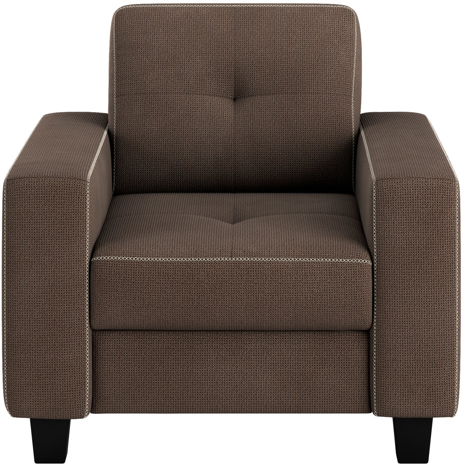 Home affaire Sessel »Varese« Kreuznaht in beige günstig online kaufen