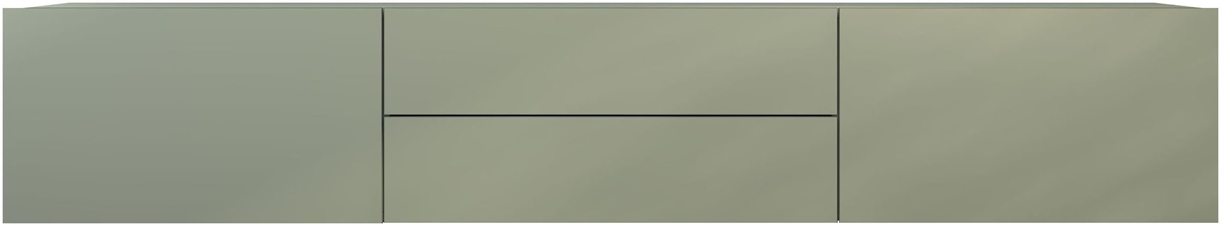 borchardt Möbel Lowboard »Sophia«, Breite 200 cm mit 2 Klappen und 2 Schubkästen, stehend und hängend