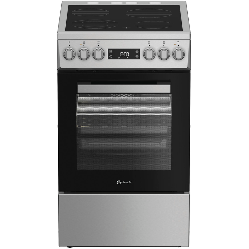 BAUKNECHT Elektro-Standherd »B5V8LMX« Hydrolyse Hydrolyse-Reinigungsfunktion EDELSTAHL Backofentemperatur bis 250 °C