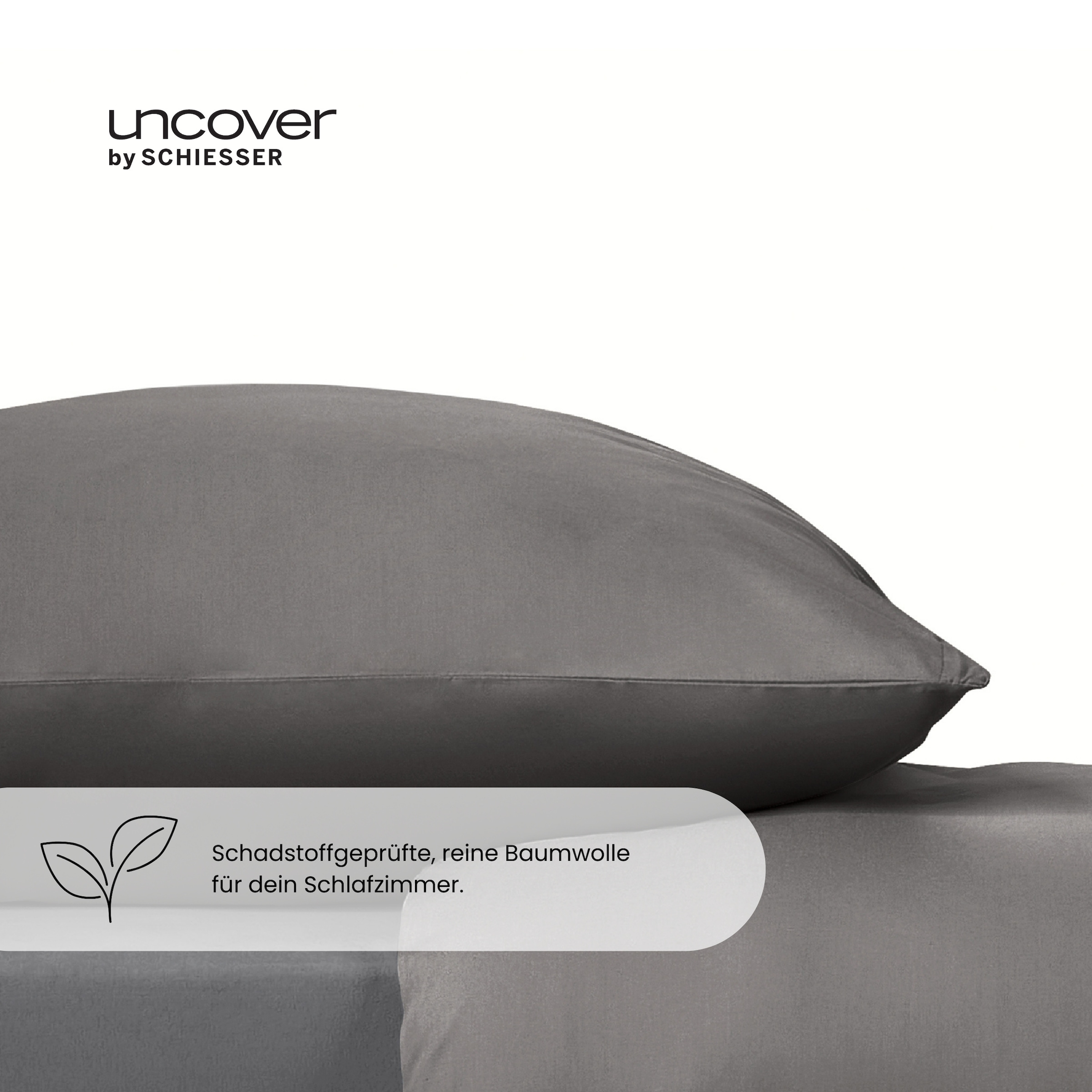 uncover by SCHIESSER Spannbettlaken »New Jersey aus 100% Baumwolle«, Made in Green