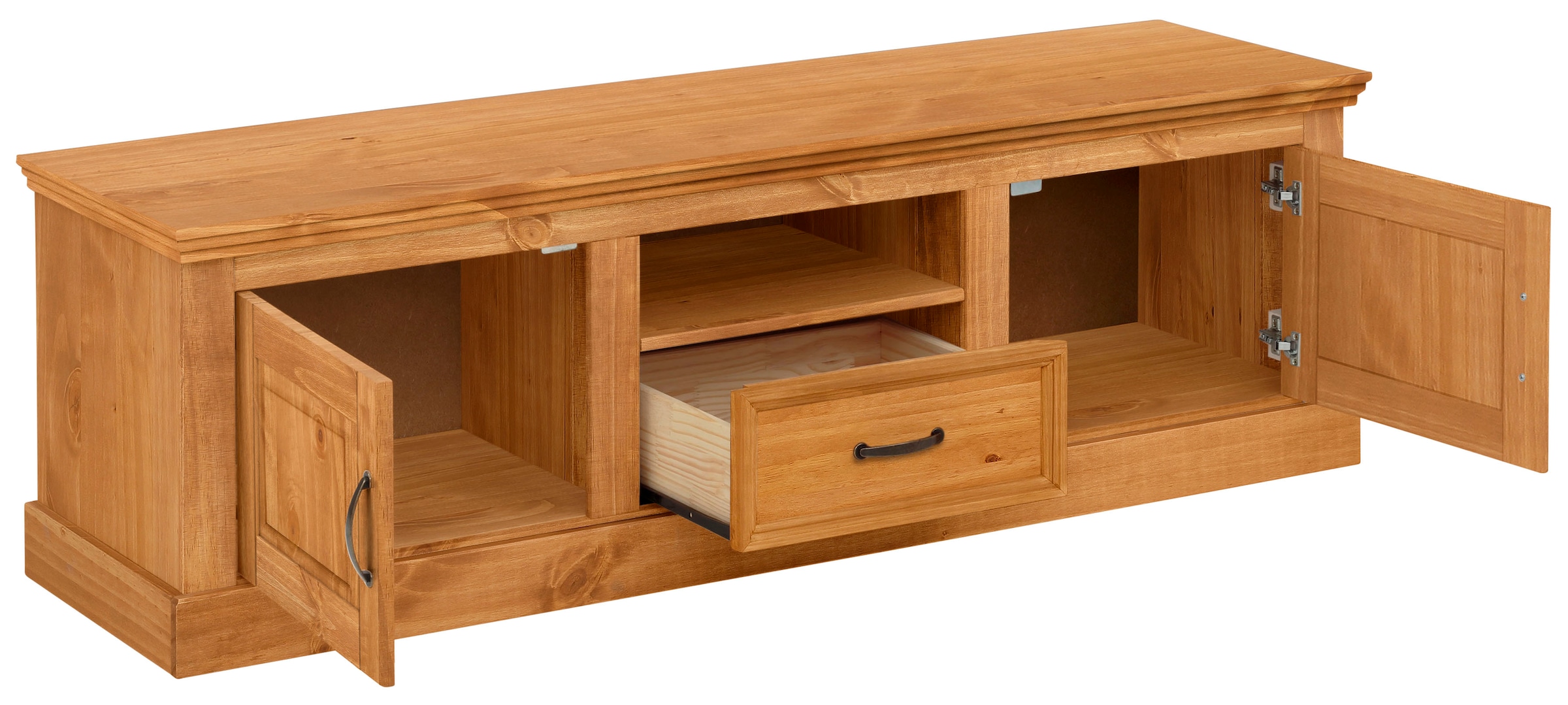 Home affaire Wohnwand »Selma«, (Set, 3 St.), 2 Vitrinen und 1 Lowboard