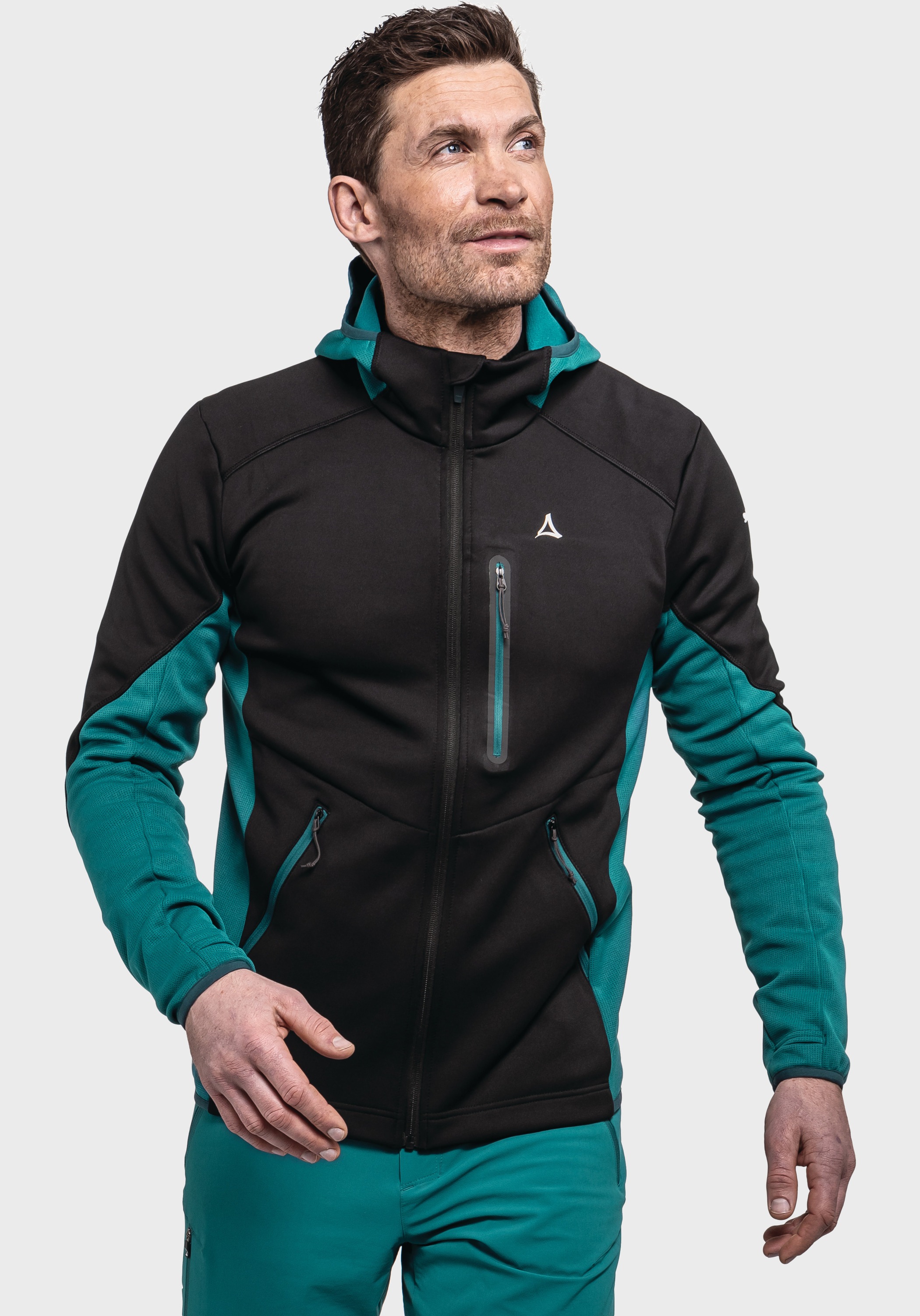 Schöffel Fleecejacke »Fleece Hoody Lodron M«, mit Kapuze