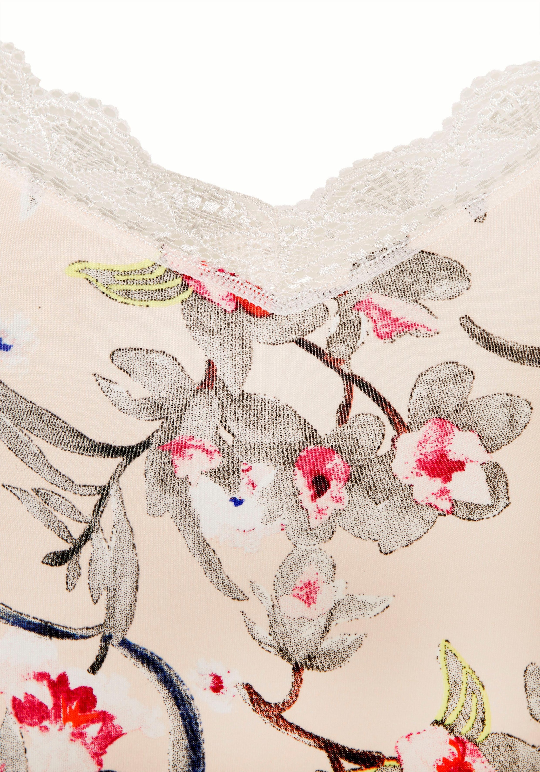 s.Oliver Negligé mit Blumenmuster