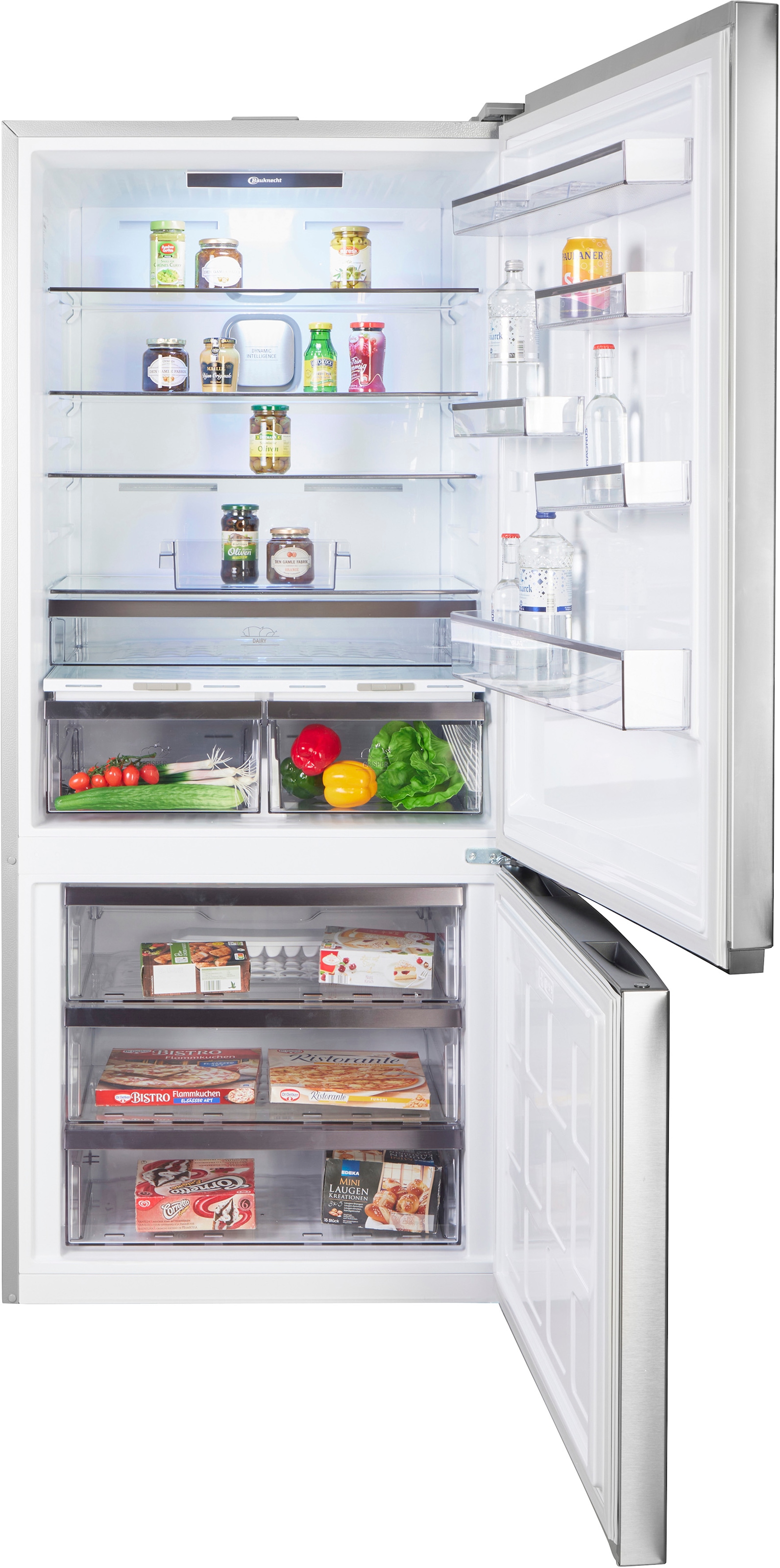 BAUKNECHT Kühl-/Gefrierkombination »KGD 83XLC IN« 193 cm hoch 83,2 cm breit