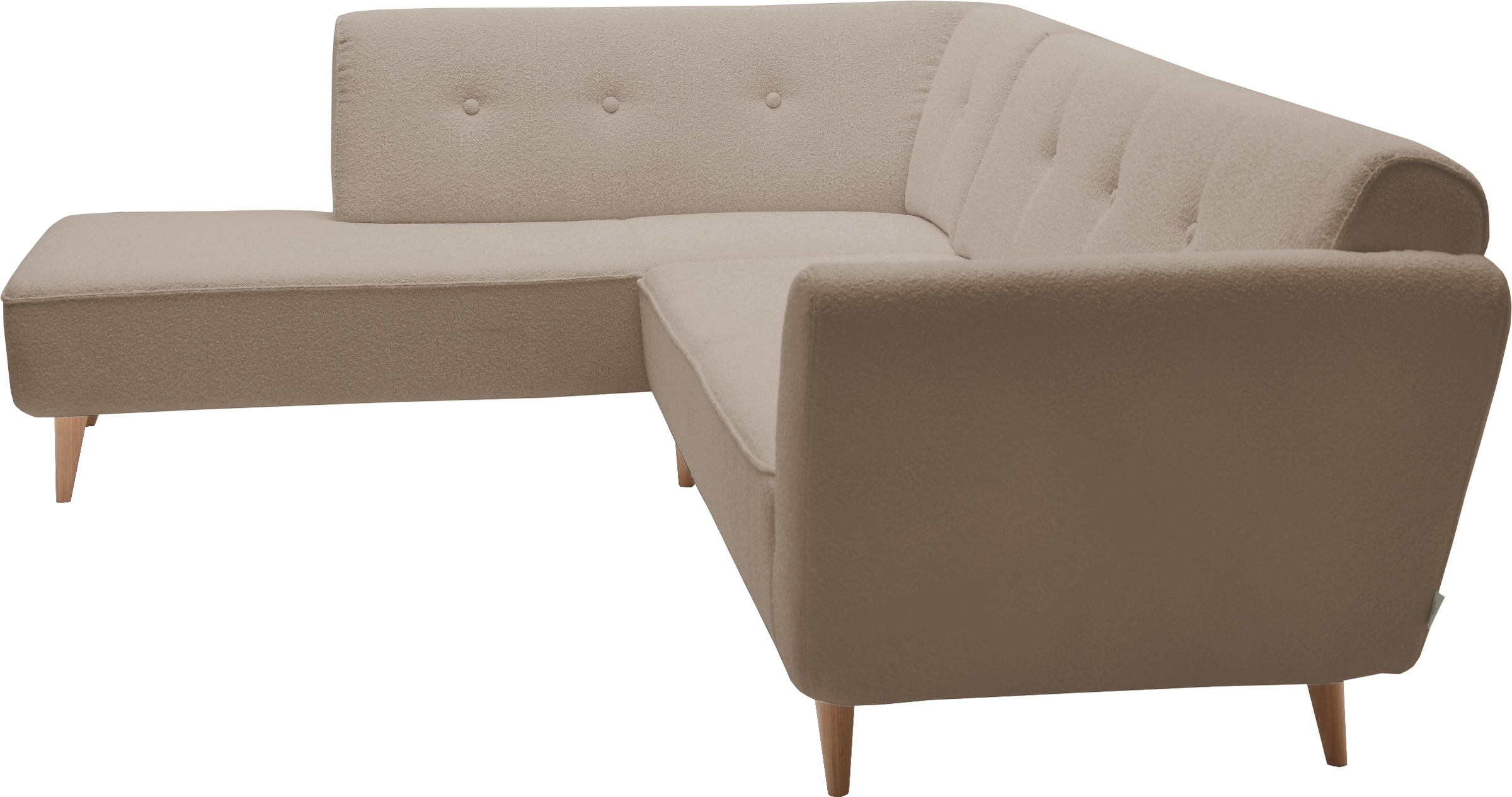 TOM TAILOR HOME Ecksofa »New Wave Chic«, Breite 261 cm, Tiefe 201 cm günstig online kaufen