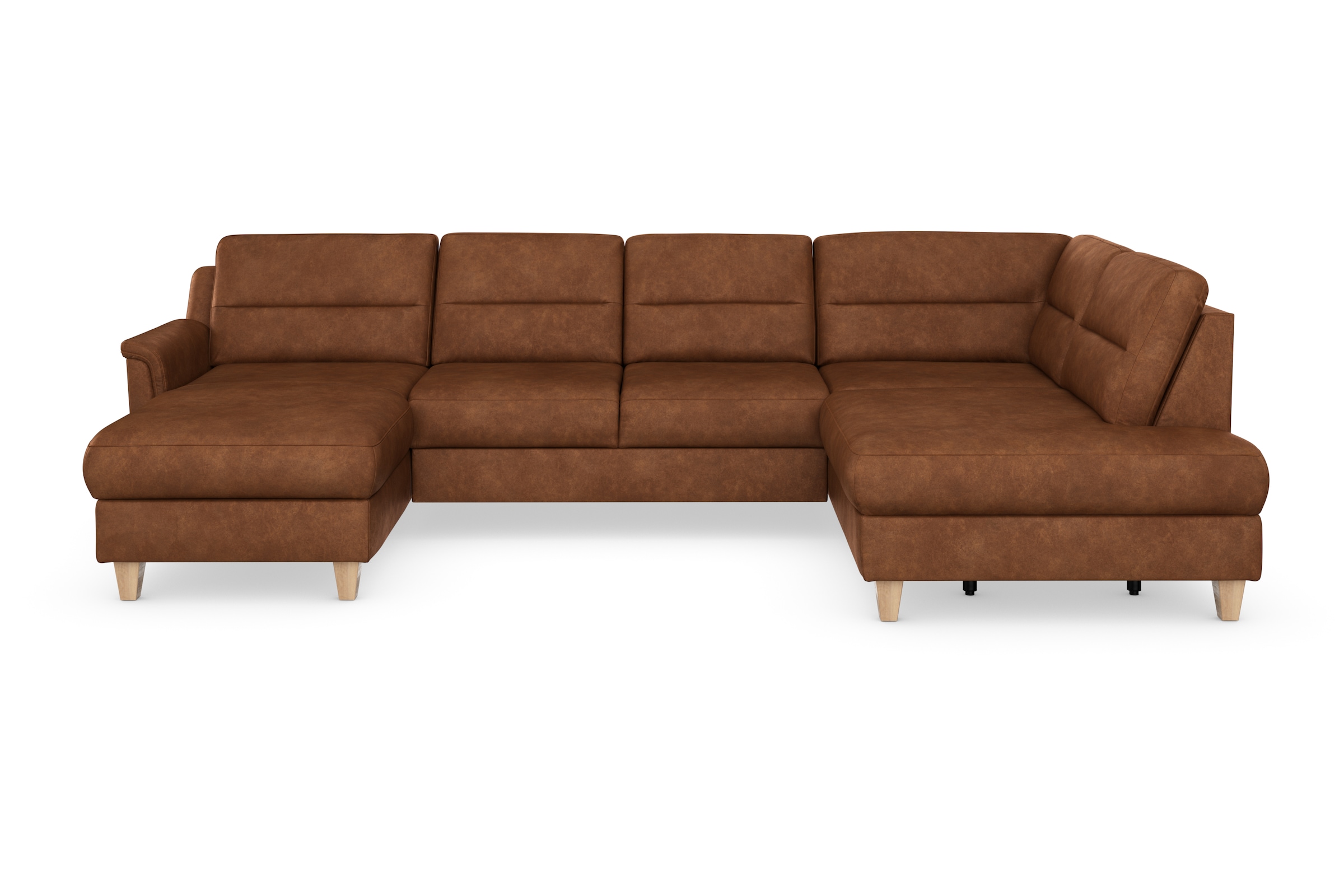 sit&more Wohnlandschaft »Farö U-Form«, inklusive Federkern, wahlweise mit Bettfunktion und Bettkasten