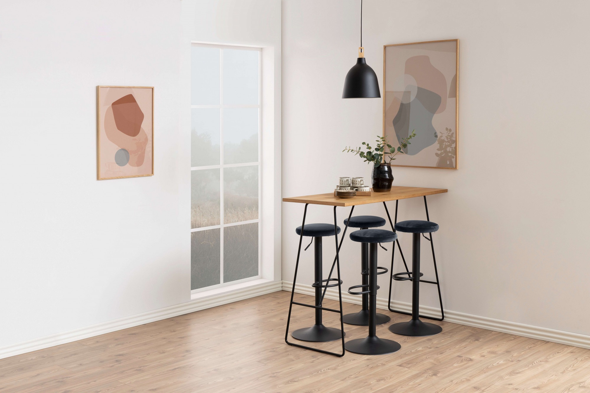 ACTONA GROUP Barhocker »Finch«, Barstuhl, (Set, 2 St), Höhenverstellbar, Fu günstig online kaufen