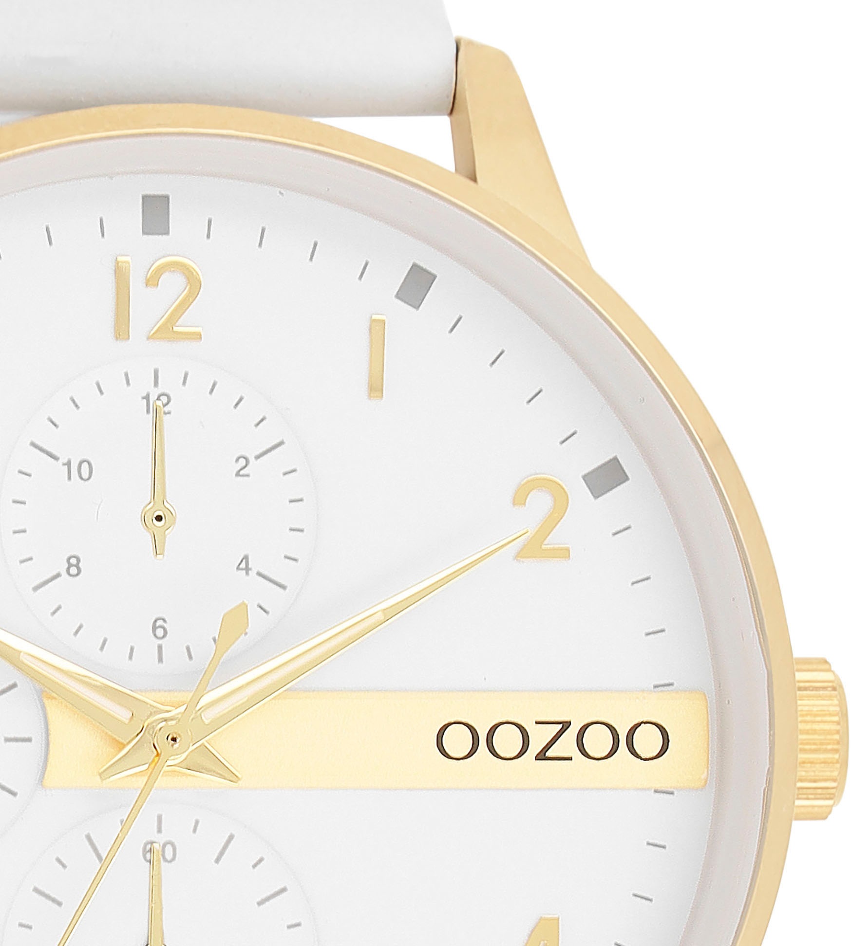 OOZOO Quarzuhr Armbanduhr, Herrenuhr, Lederarmband