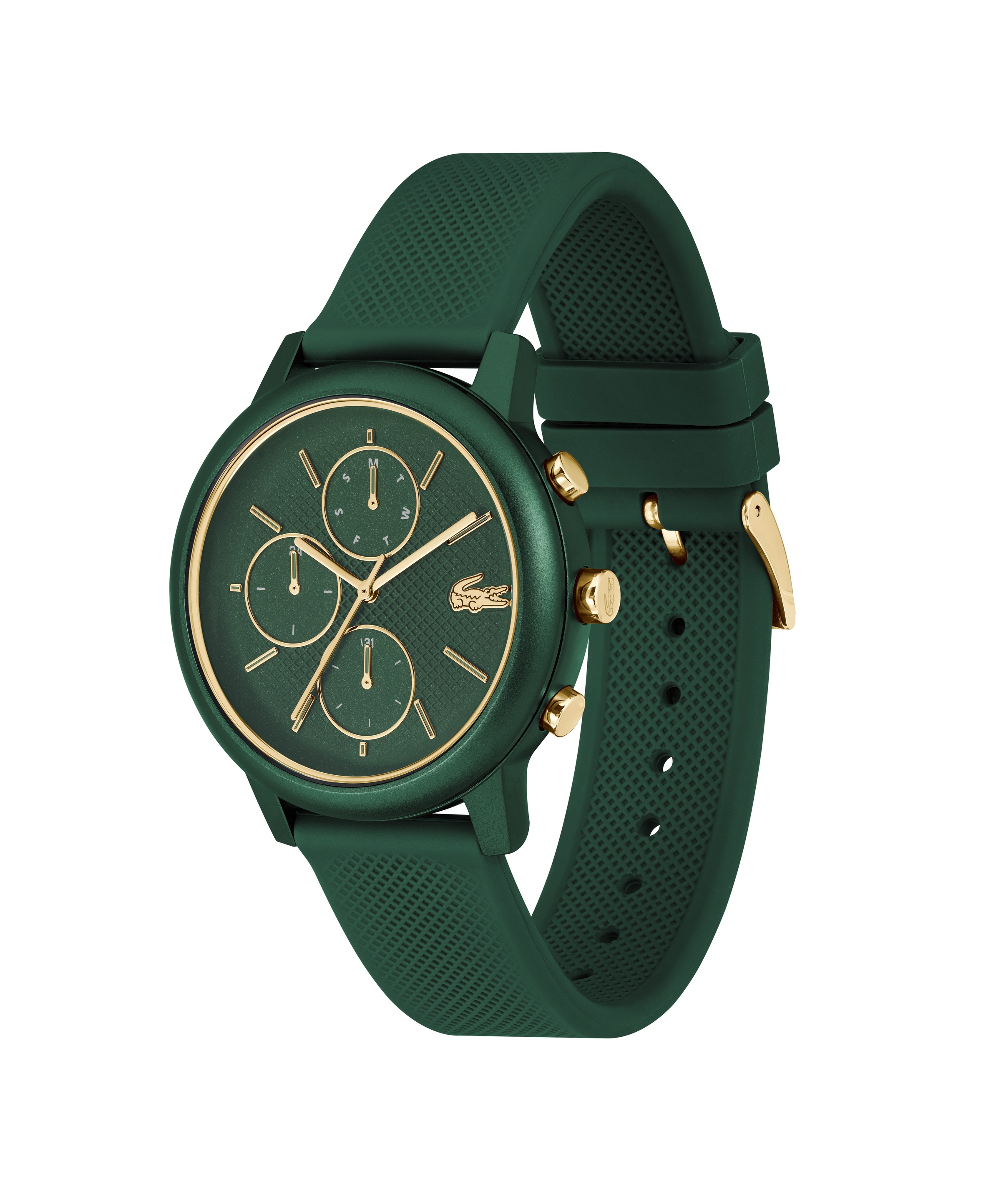 Lacoste Multifunktionsuhr »LACOSTE.12.12 MOVE MULTI« Quarzuhr, Armbanduhr, Herrenuhr, Silikonarmband, analog