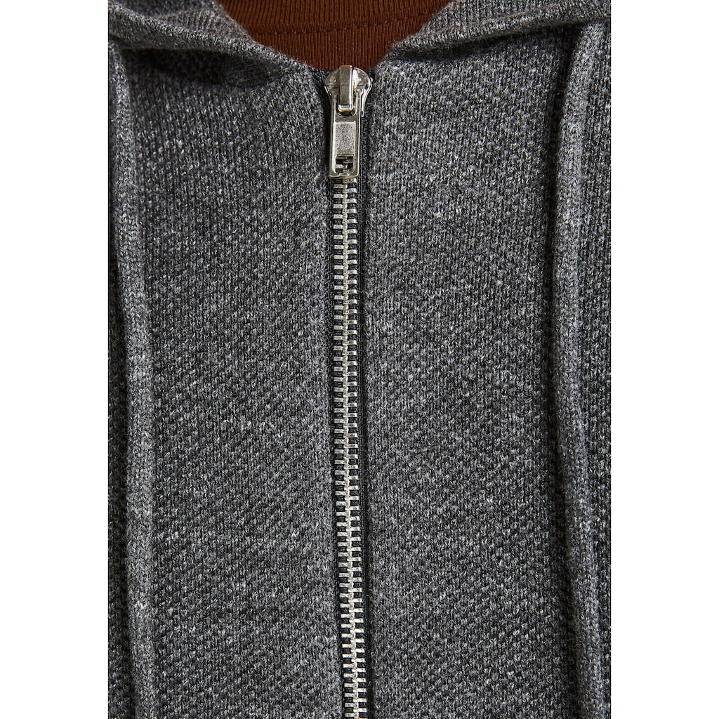 Jack & Jones Kapuzenstrickjacke »HILL KNIT CARDIGAN«