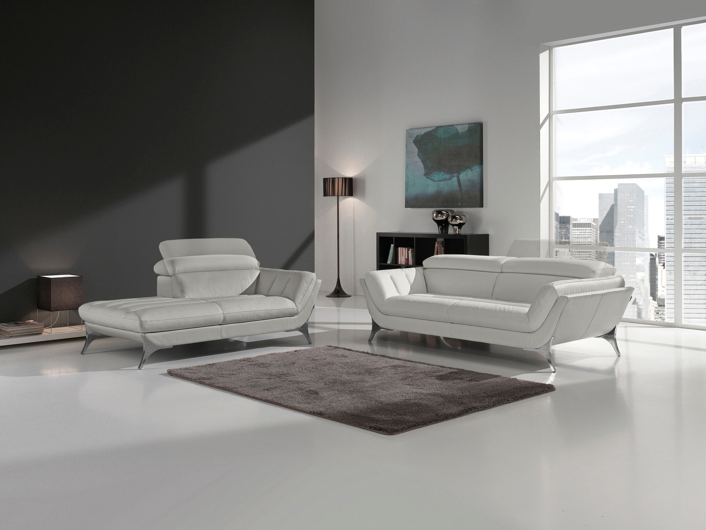 Egoitaliano Polstergarnitur »Sueli«, (Set), bestehend aus Sofa und Recamier günstig online kaufen