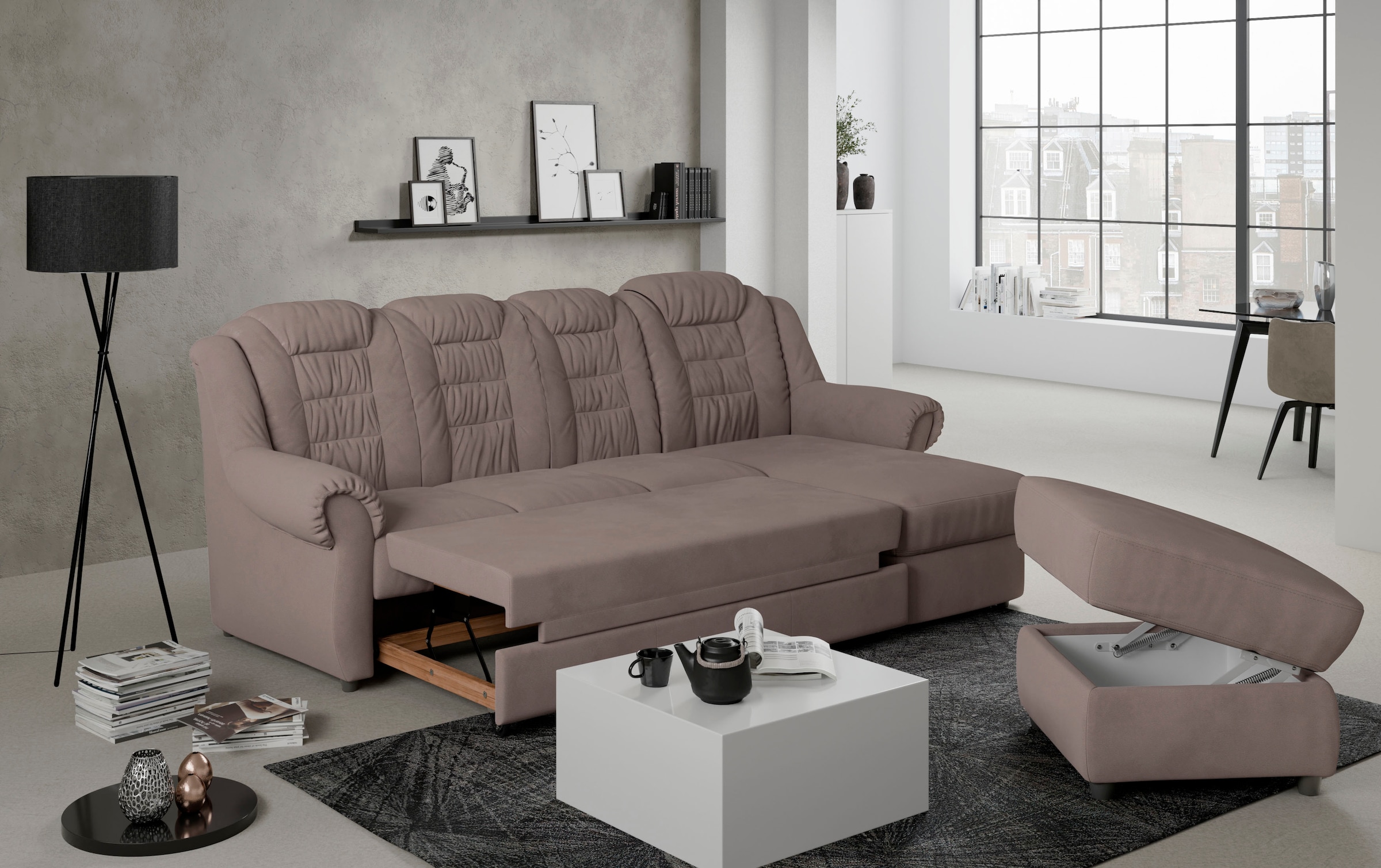 Home affaire Hocker »Boston«, mit Stauraum