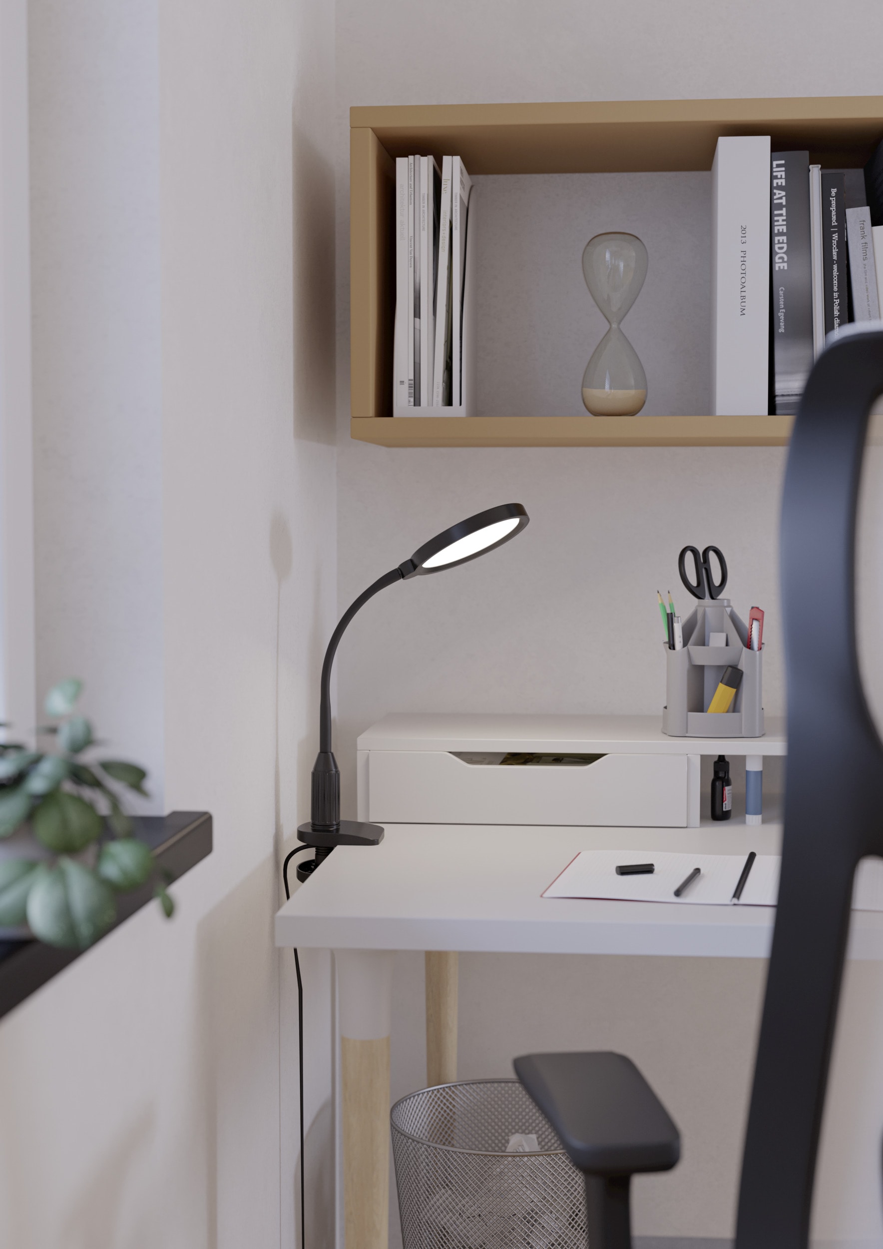 EGLO Klemmleuchte »LAURO Klemmlicht - Kunststoff - LED - 1X5,5W - IP20« LED-Modul 1 Stk. Kaltweiß | Neutralweiß | Warmweiß