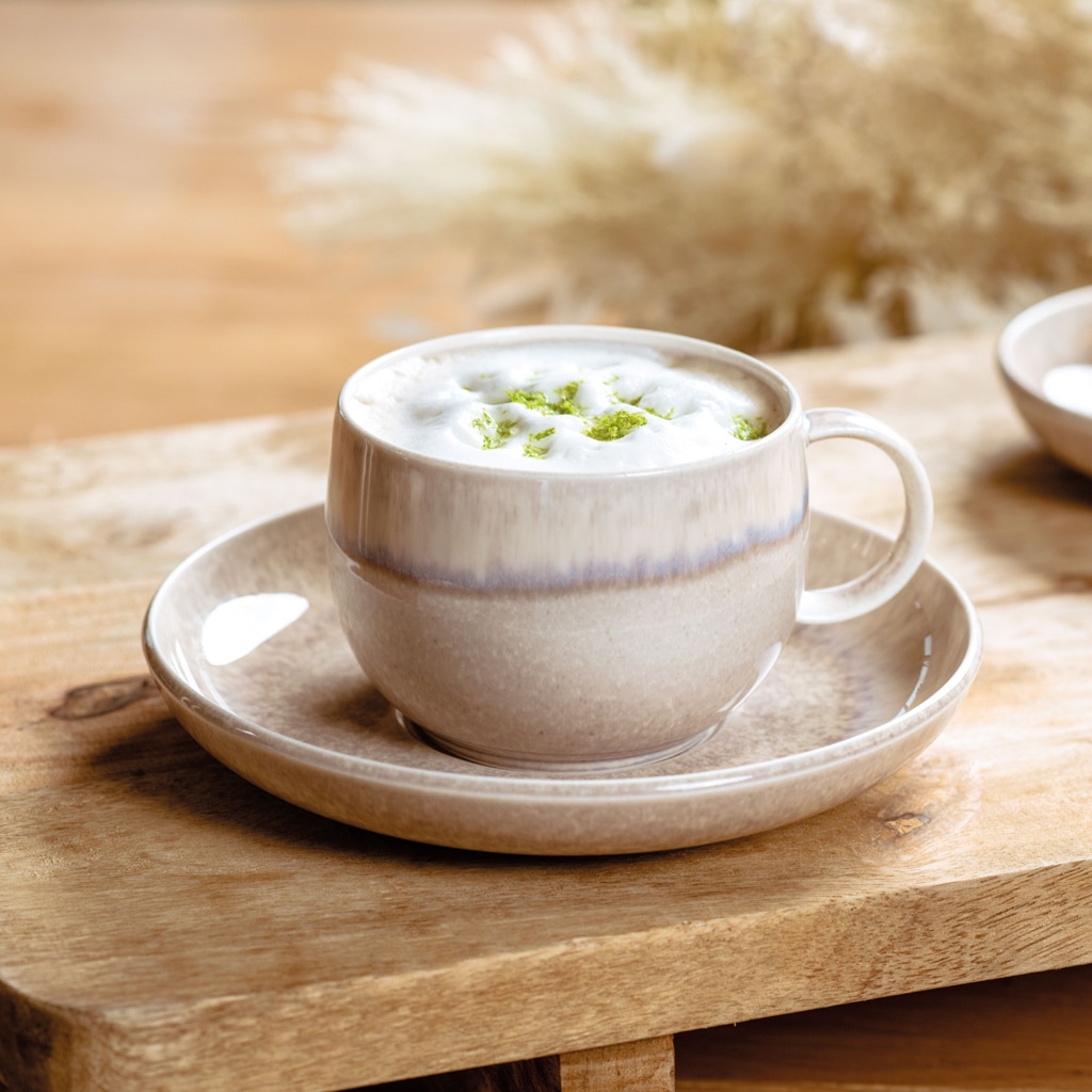 like. by Villeroy & Boch Tasse »Kaffeetassen mit Untertassen Perlemor Sand 190 ml 6er Set beige«
