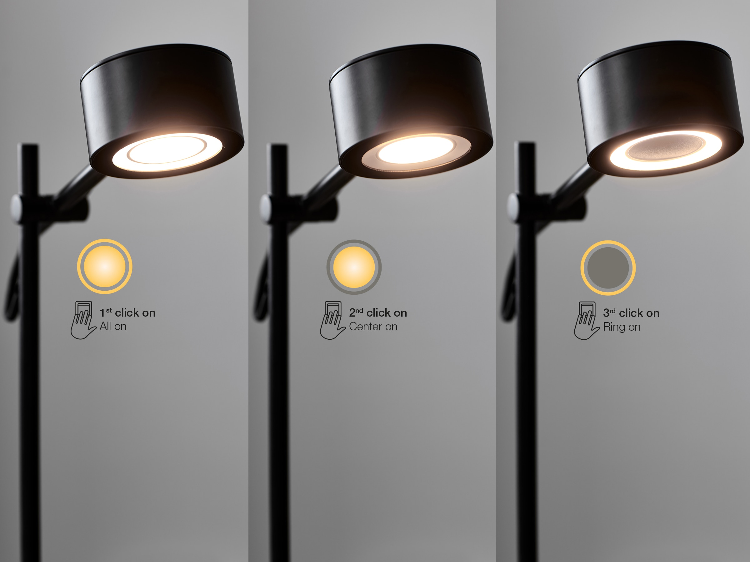 Nordlux LED Tischleuchte »CLYDE«, 1 flammig, Leuchtmittel LED-Modul | LED fest integriert, Hängeleuchte,+LED,+Dimmer für Stimmungslicht,verstellbar