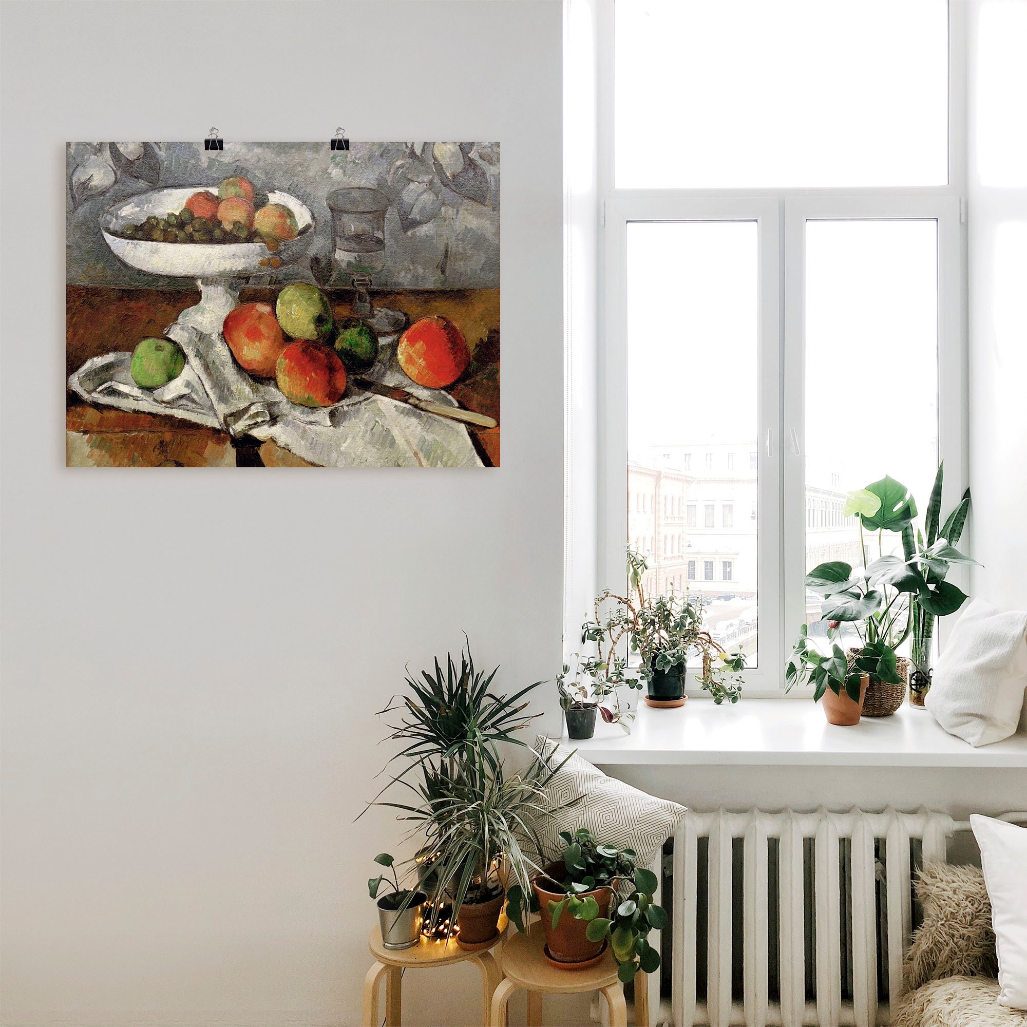 Artland Wandbild »Stillleben mit Obstschale«, Arrangements, (1 St.), als Poster, Wandaufkleber in verschied. Größen