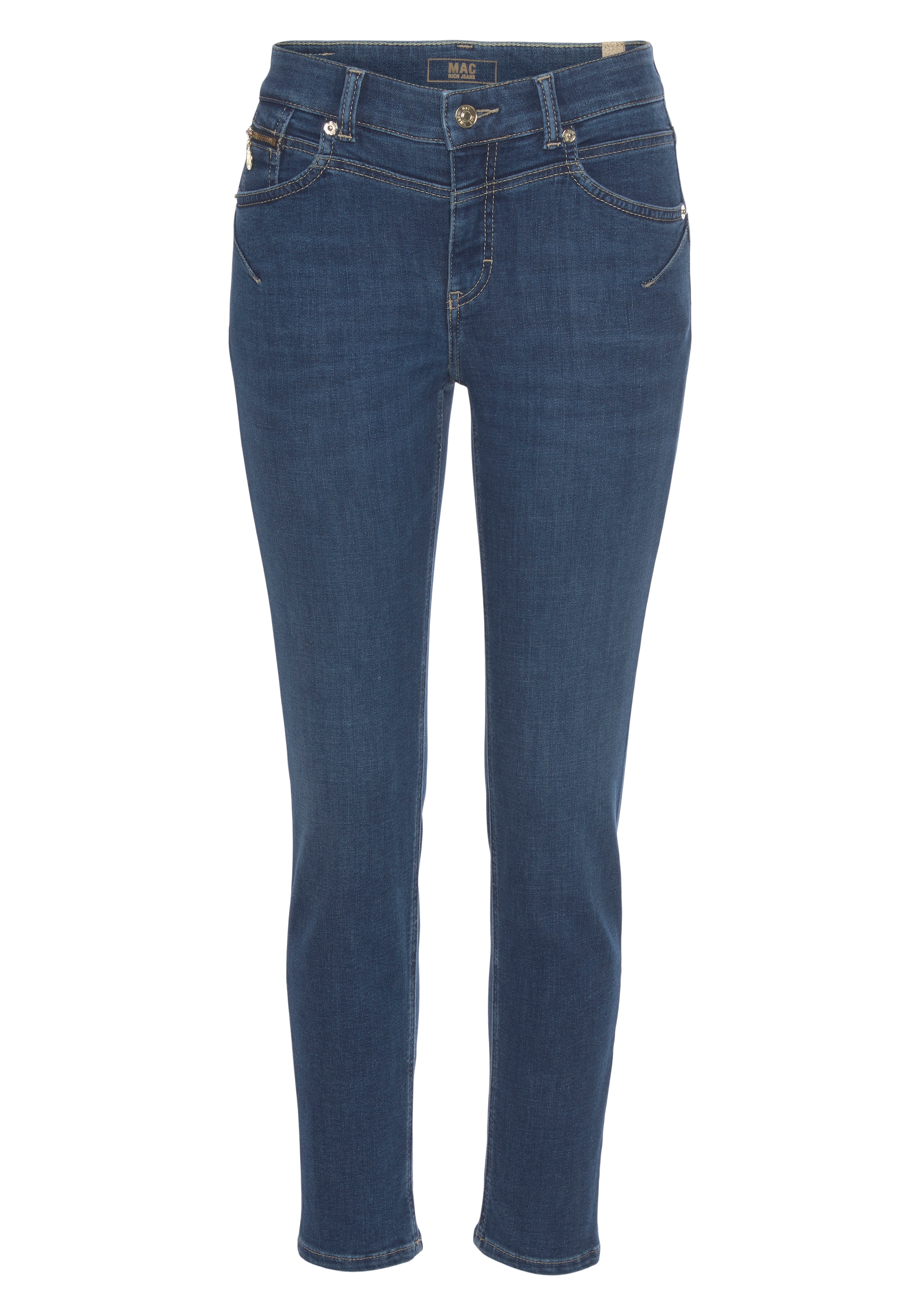 MAC Slim-fit-Jeans »Rich-Slim«, Robuste strukturierte Denimqualität