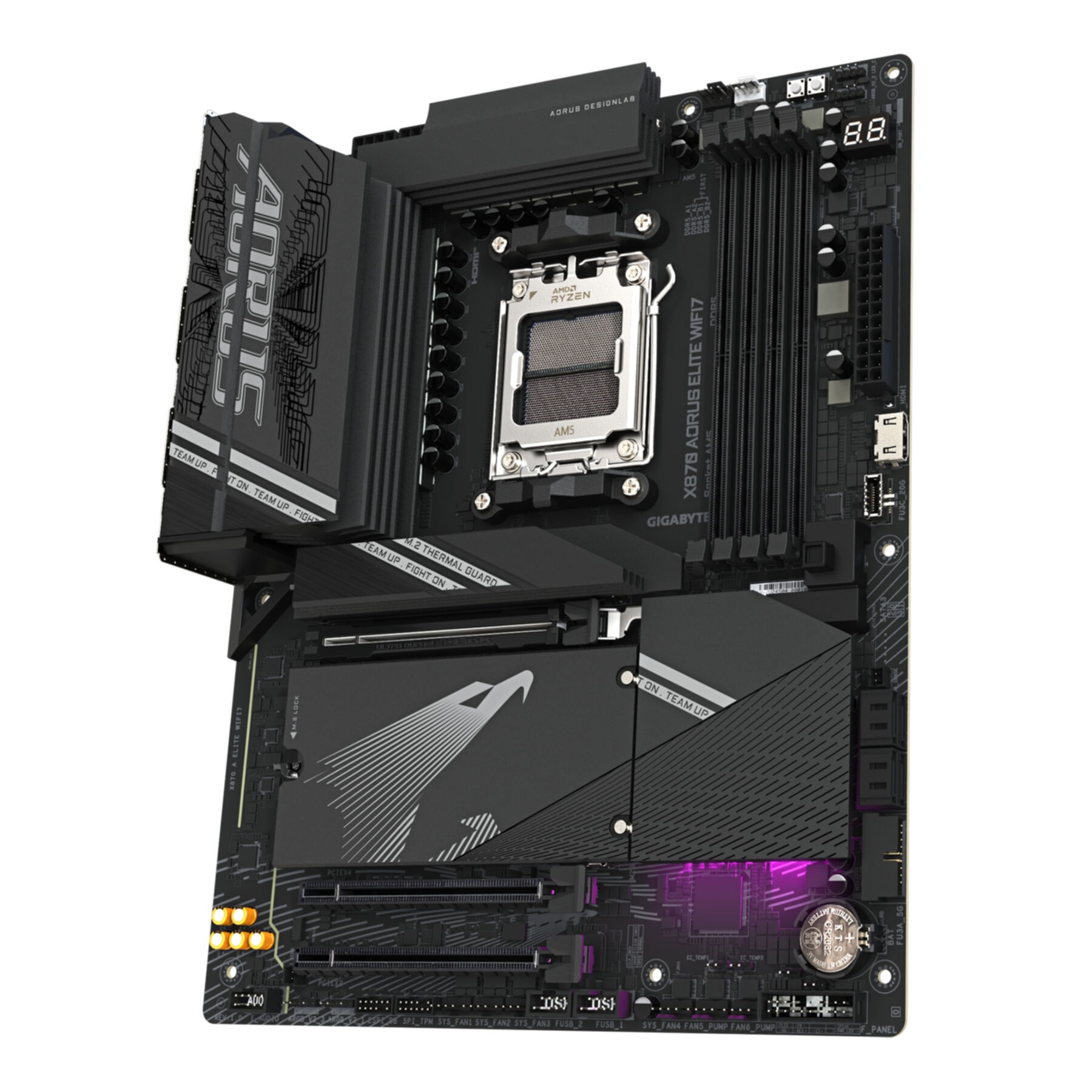 Gigabyte Mainboard »X870 AORUS ELITE WIFI7 Mainboard - Unterstützt AMD Ryzen 9000 CPUs, 16«
