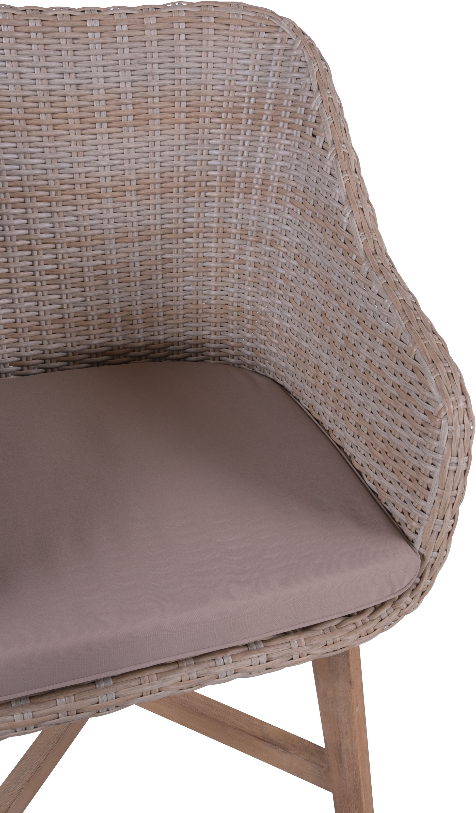 Garden Pleasure Gartenlounge-Sessel »OAKLAND«, (Set, 4 St.), inkl. Auflagen