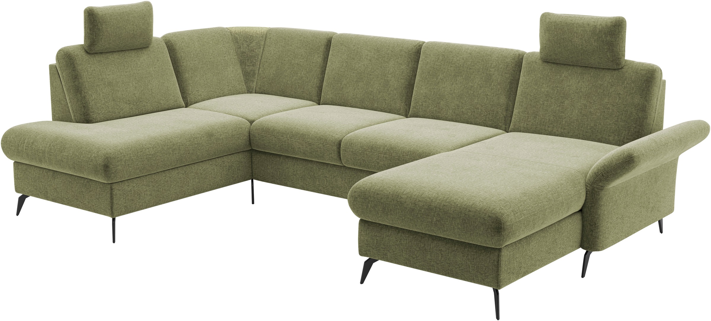 Home affaire Wohnlandschaft »Rochelle«, optional: Armteilverstellung, klappbar, Bettkasen