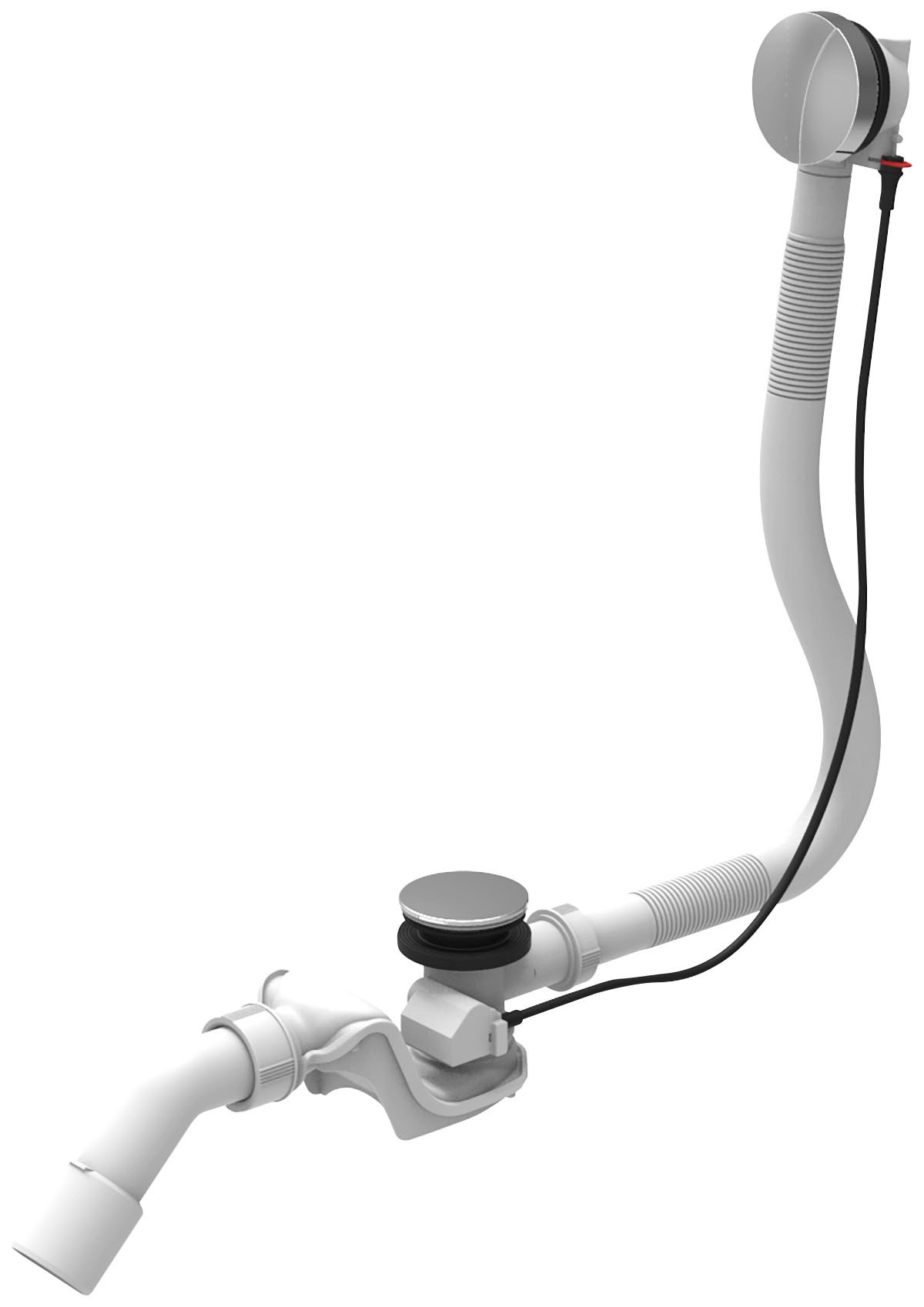 OTTOFOND Einbauwanne »Duo«, (Set, 4 tlg.), 170x75 cm, mit Fußgestell, Ablaufgarnitur und Fugendichtband