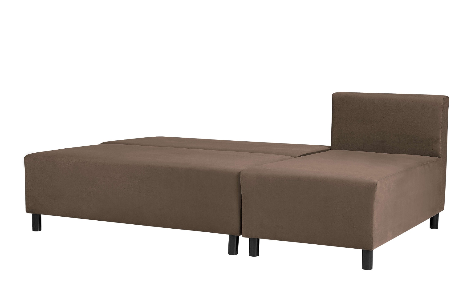 INOSIGN Ecksofa »IWALANI, Schlafsofa mit Bettkasten, Recamiere beidseitig montierbar«, L-Form, B/T/H 199/135/83 cm, Struktur weich & Velvet