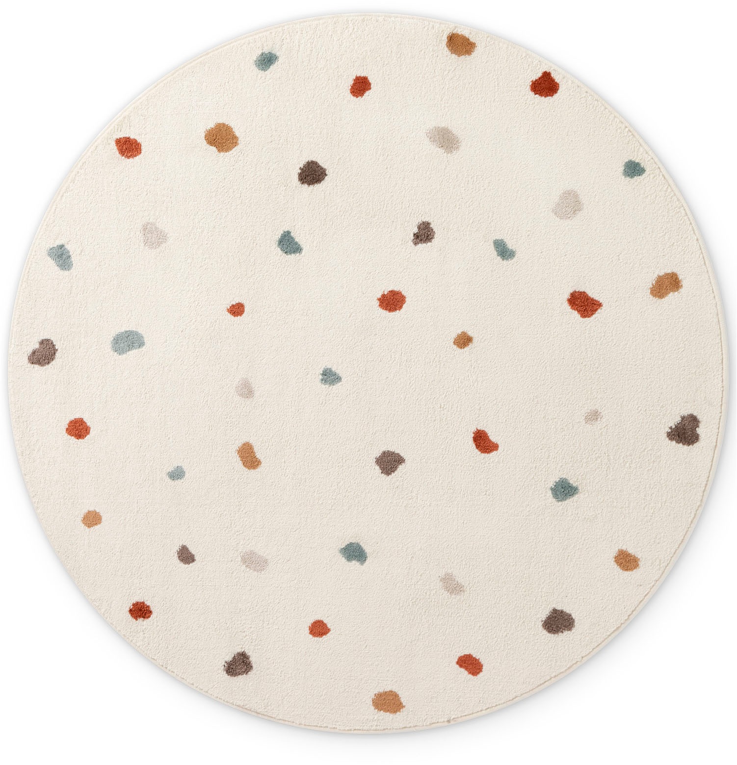 HANSE Home Kinderteppich »Funny Dots« rechteckig 8 mm Höhe Spielteppich, Kinderzimmer, Kurzflor, Spielunterlage, auch in rund