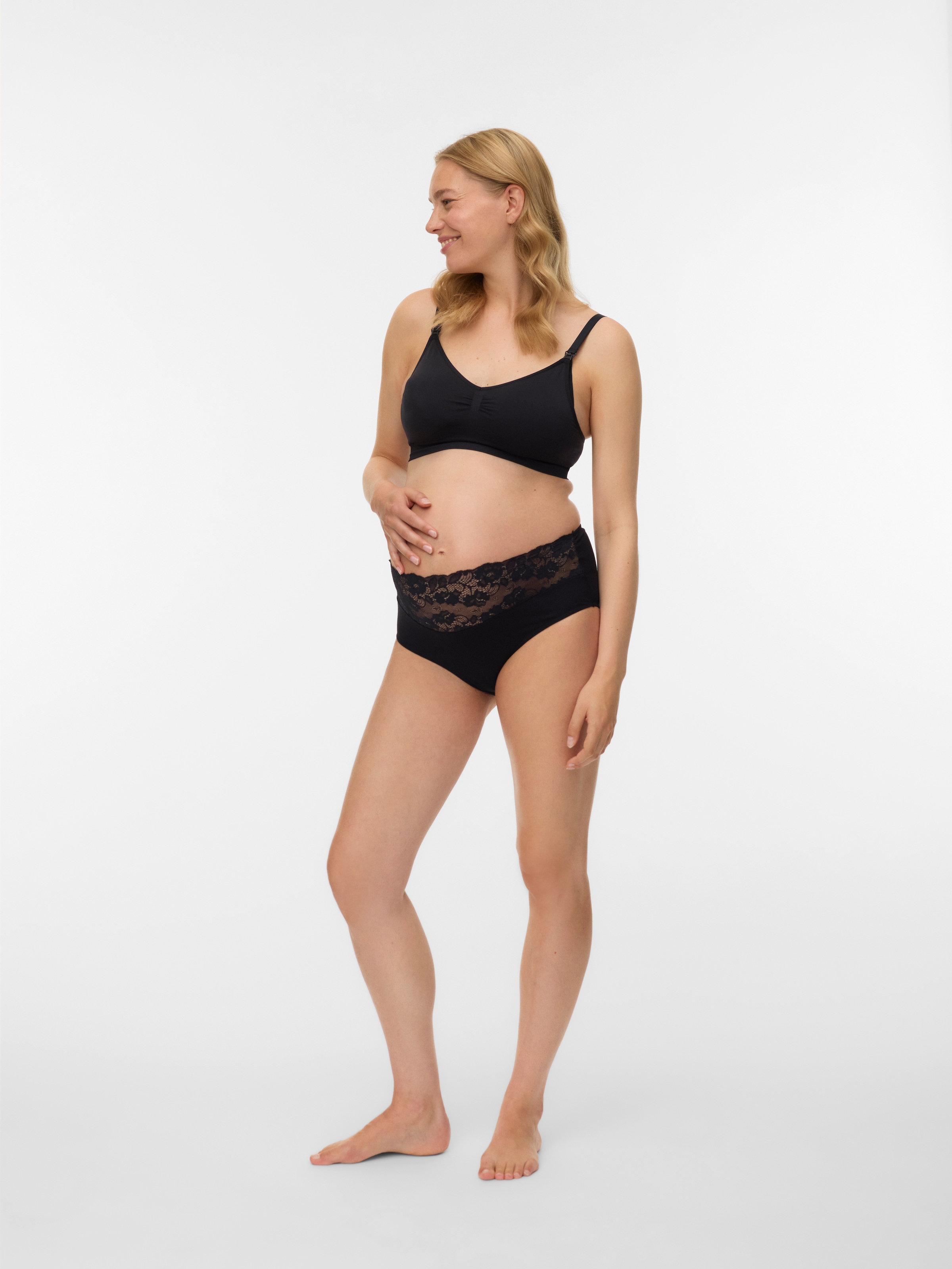 Mamalicious Bustier »MLILJA FEED ME BRA NF 2-P A. NOOS« Packung, 2 Stk. mit abnehmbarem Träger