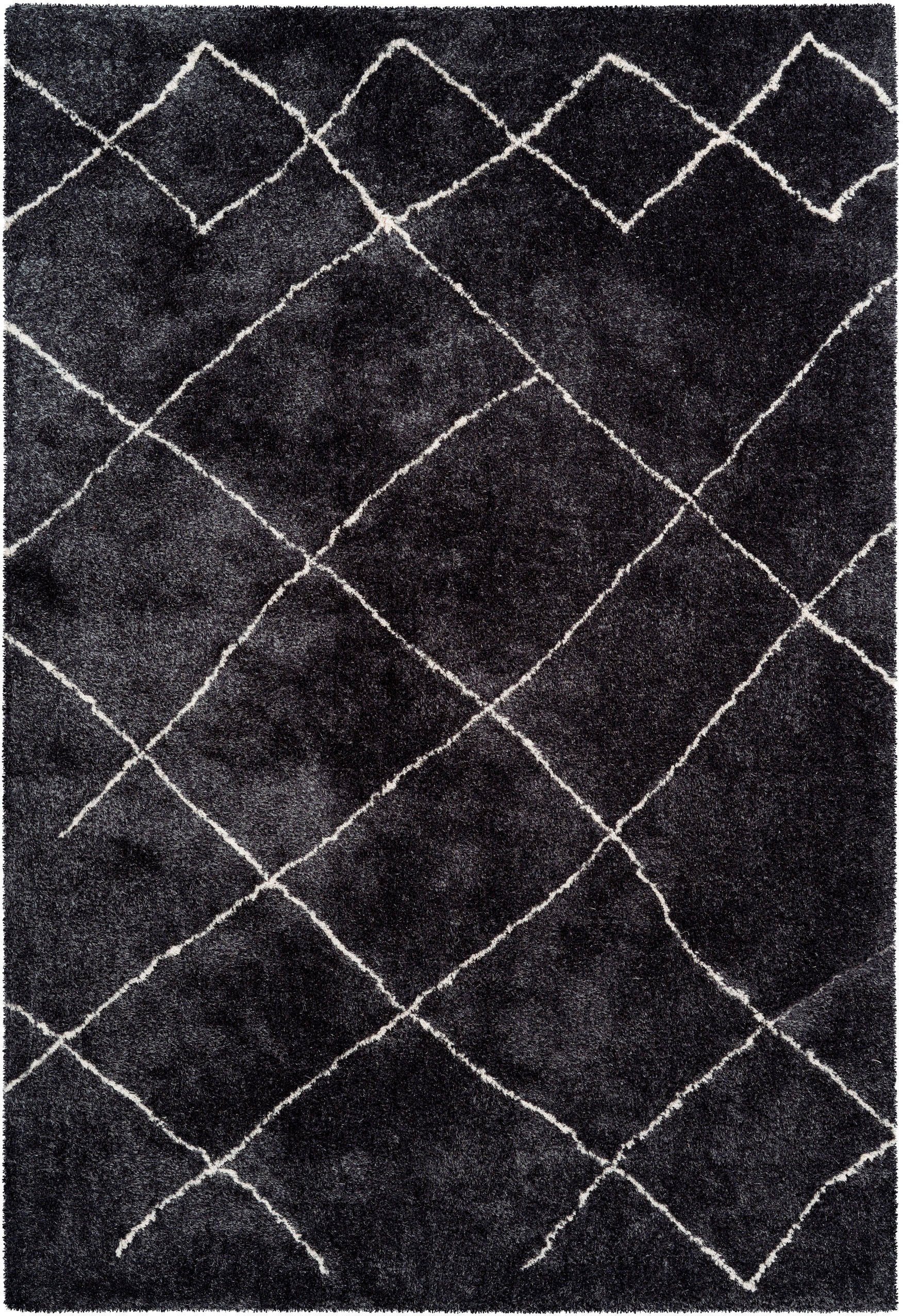calo-deluxe Hochflor-Teppich »Elvar-5000«, rechteckig, 27 mm Höhe, besonders weich durch Microfaser, Wohnzimmer