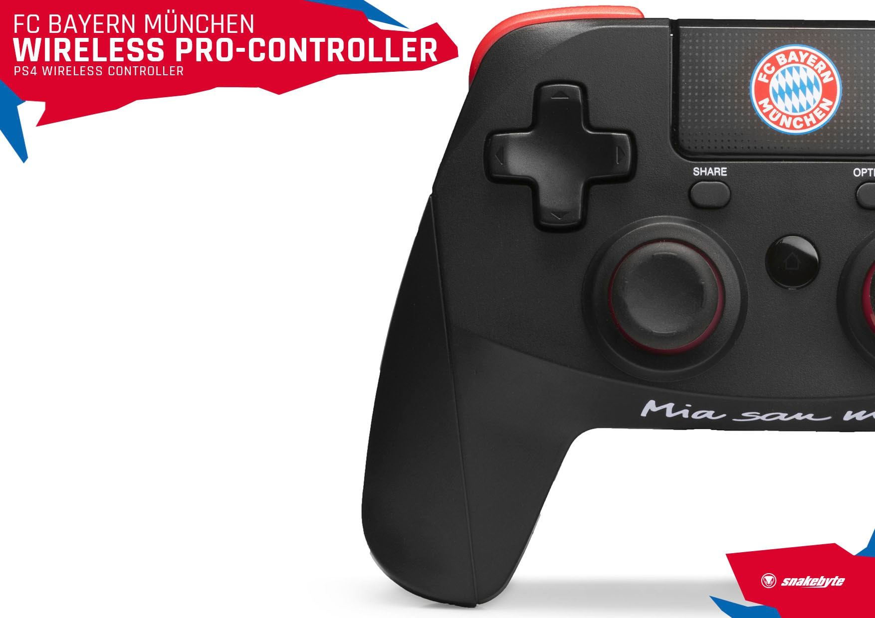 Snakebyte PlayStation 4-Controller »FC Bayern München PS4 Wireless Pro Controller«