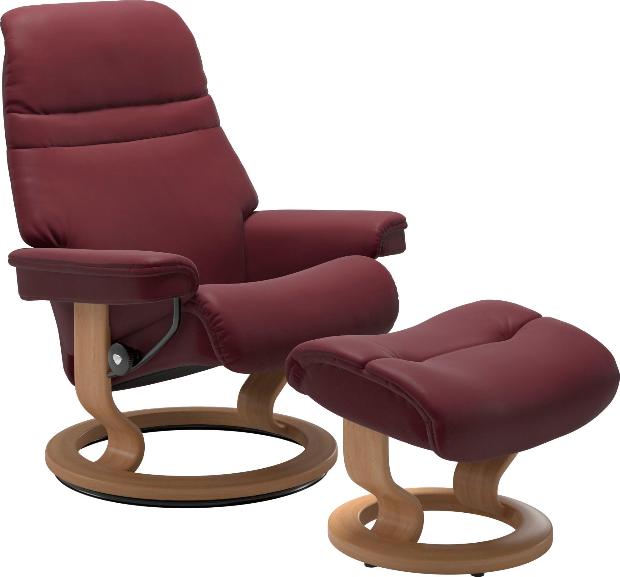 Stressless® Relaxsessel »Sunrise« Relaxsessel mit Hocker, mit Classic Base, günstig online kaufen