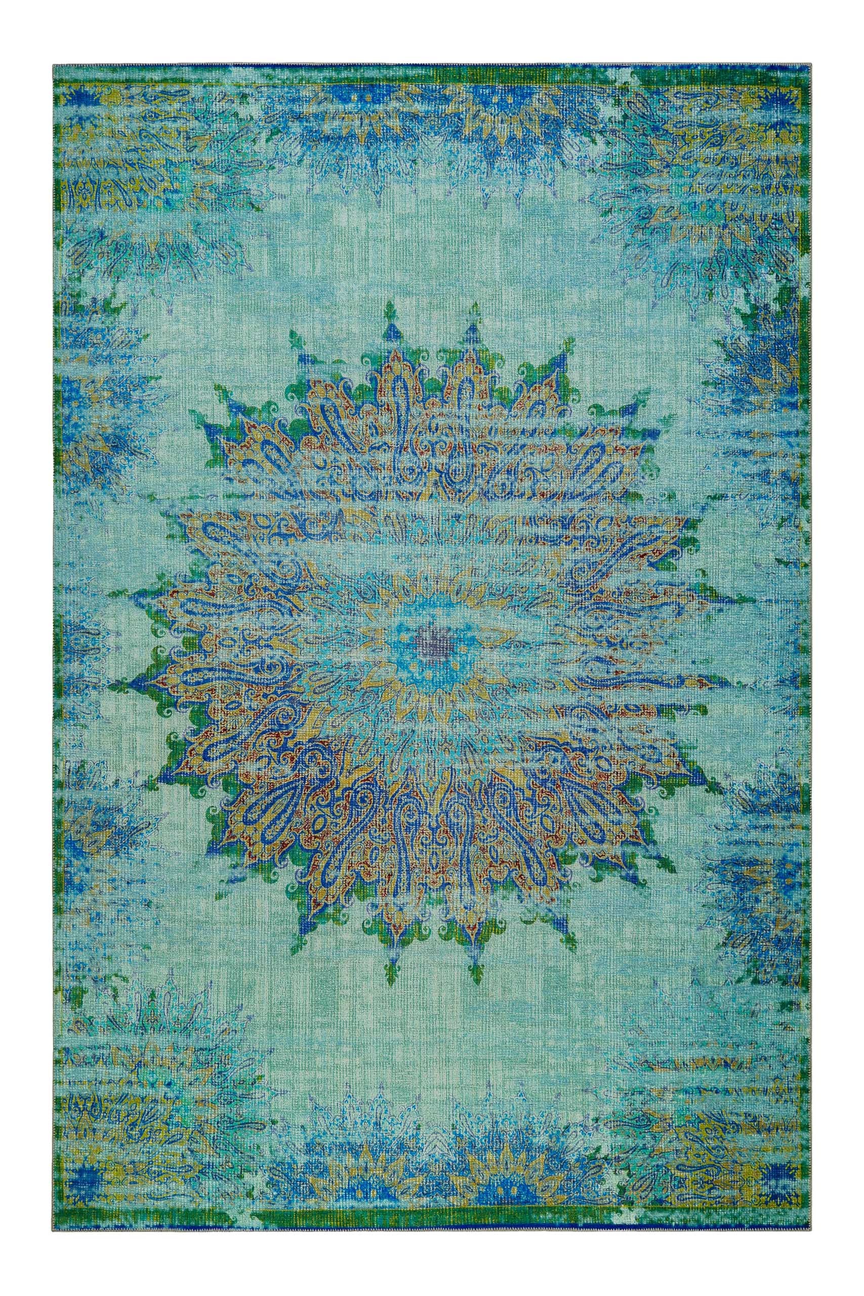 Wecon home Teppich »Rooftop« rechteckig 6 mm Höhe Vintage, Baumwolle, Kurzf günstig online kaufen