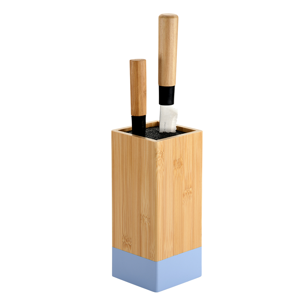 KESPER® Messerblock »Messerhalter mit Kunststoffborsten zum variablen Platzieren der Messer«, 1 tlg., aus FSC®-zertifiziertem Bambus, Höhe ca. 23 cm
