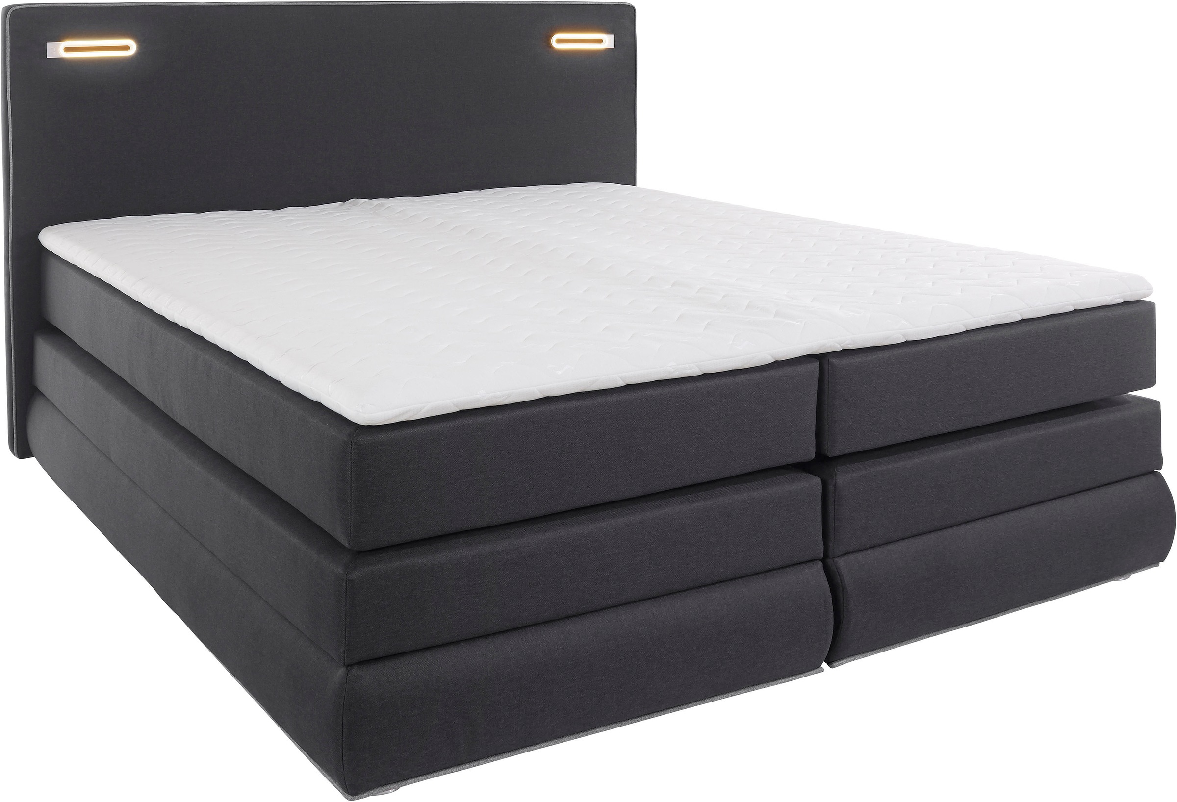 COLLECTION AB Boxspringbett »Ninoni mit Kaltschaummatratze«, inkl. Bettkast günstig online kaufen