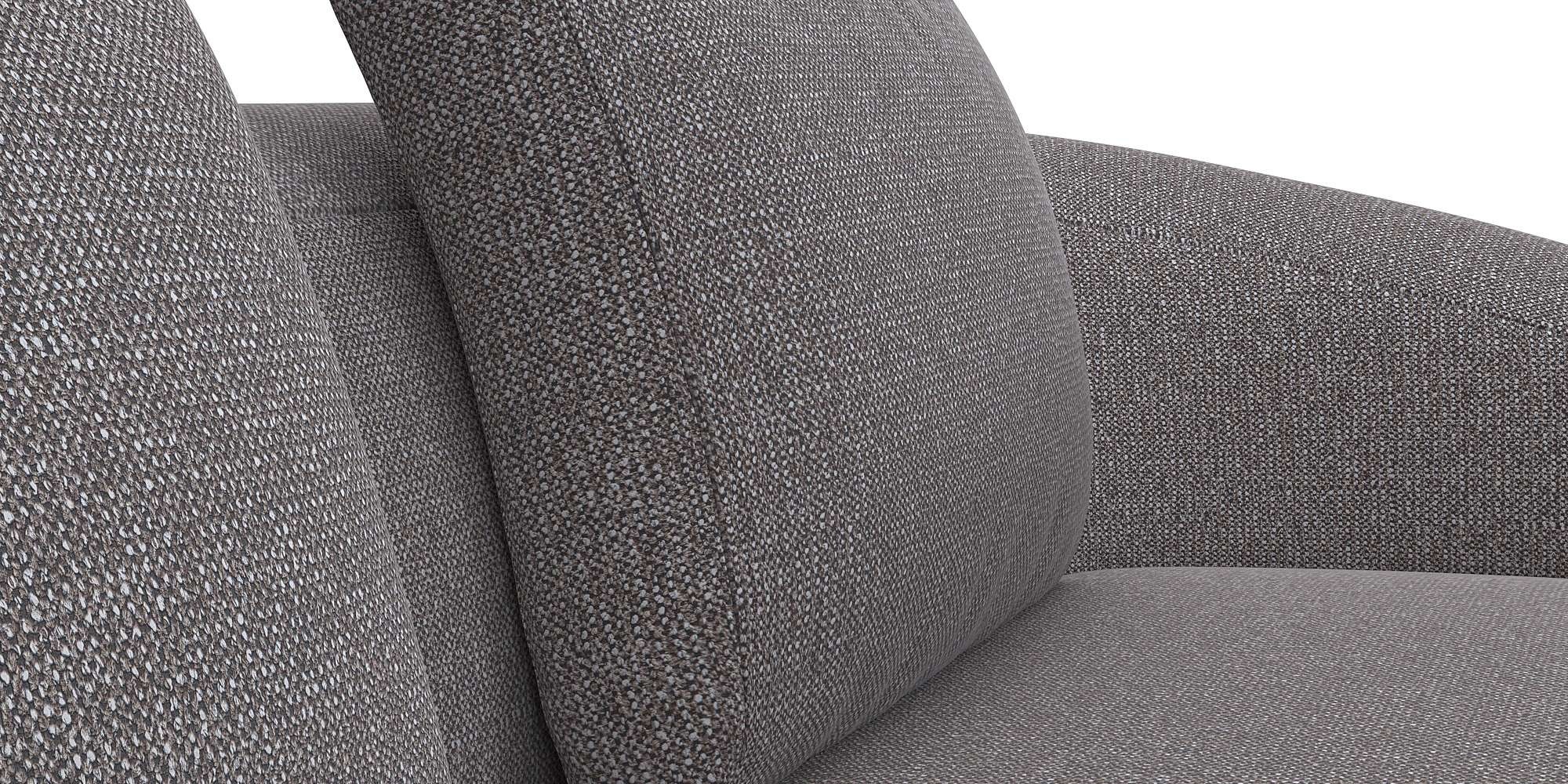 FLEXLUX Wohnlandschaft »Torino, rund, L-Form, Sofa-Ecke mit Recamiere, Longchair-Sofa«, Modernes, organisches Sofa-Design, Kaltschaum, Wellenunterfederung
