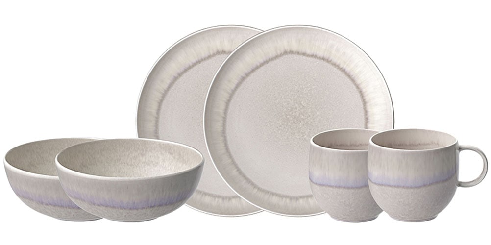like. by Villeroy & Boch Frühstücks-Geschirrset »Perlemor Sand« Made in Ger günstig online kaufen