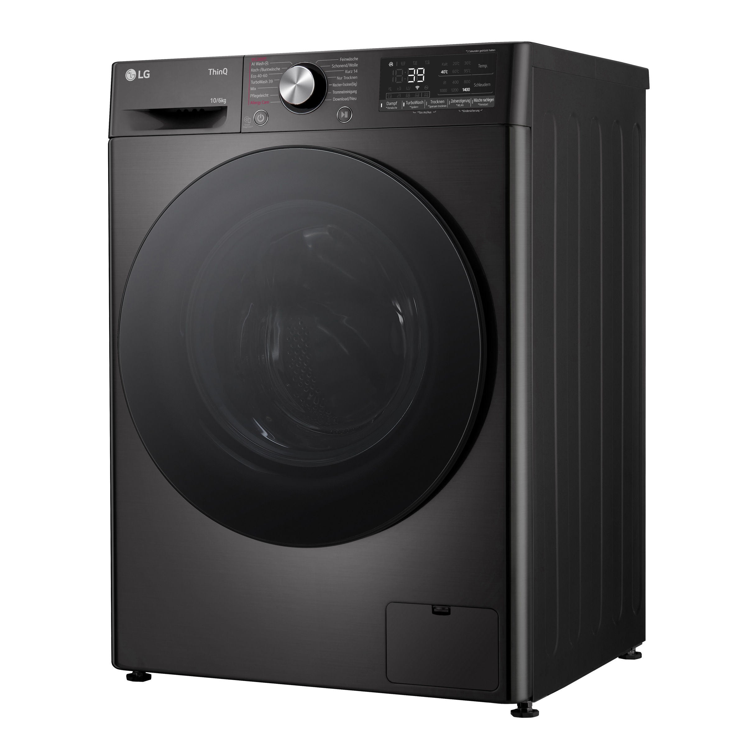 LG Waschmaschine »F4WR700YB«, 10 kg, 1400 U/min, AI Wash, ThinQ App inkl. Programm-Download