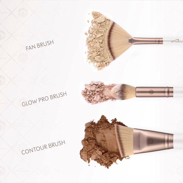 3 (Set, tlg.) bestellen Kosmetikpinsel-Set, Cosmetics Luvia online