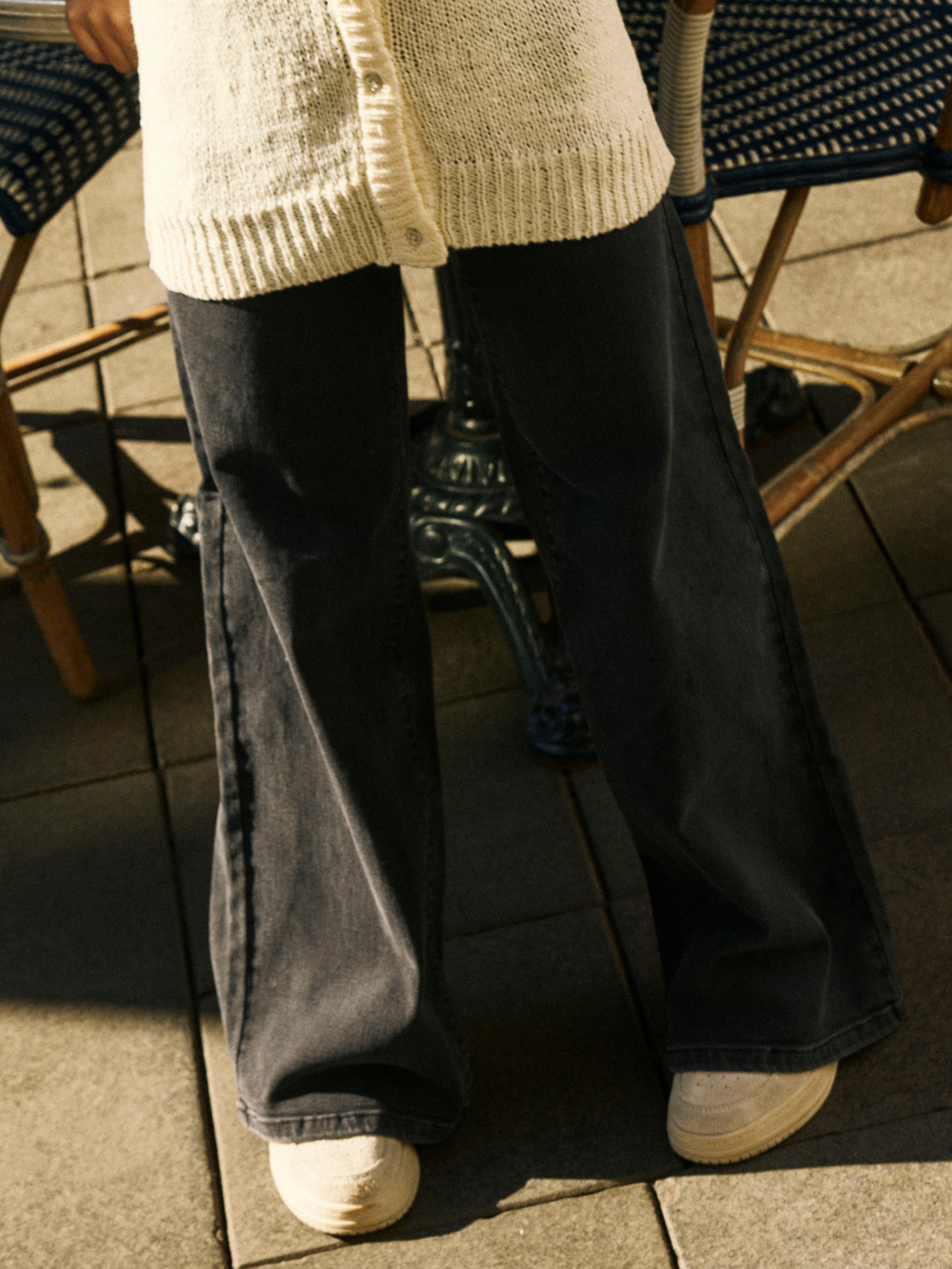 Name It »NKFPOLLY X-WIDE JEANS 3057-FR NOOS« Baumwollmischung, Wide Fit an den Beinen, leichter Used Look