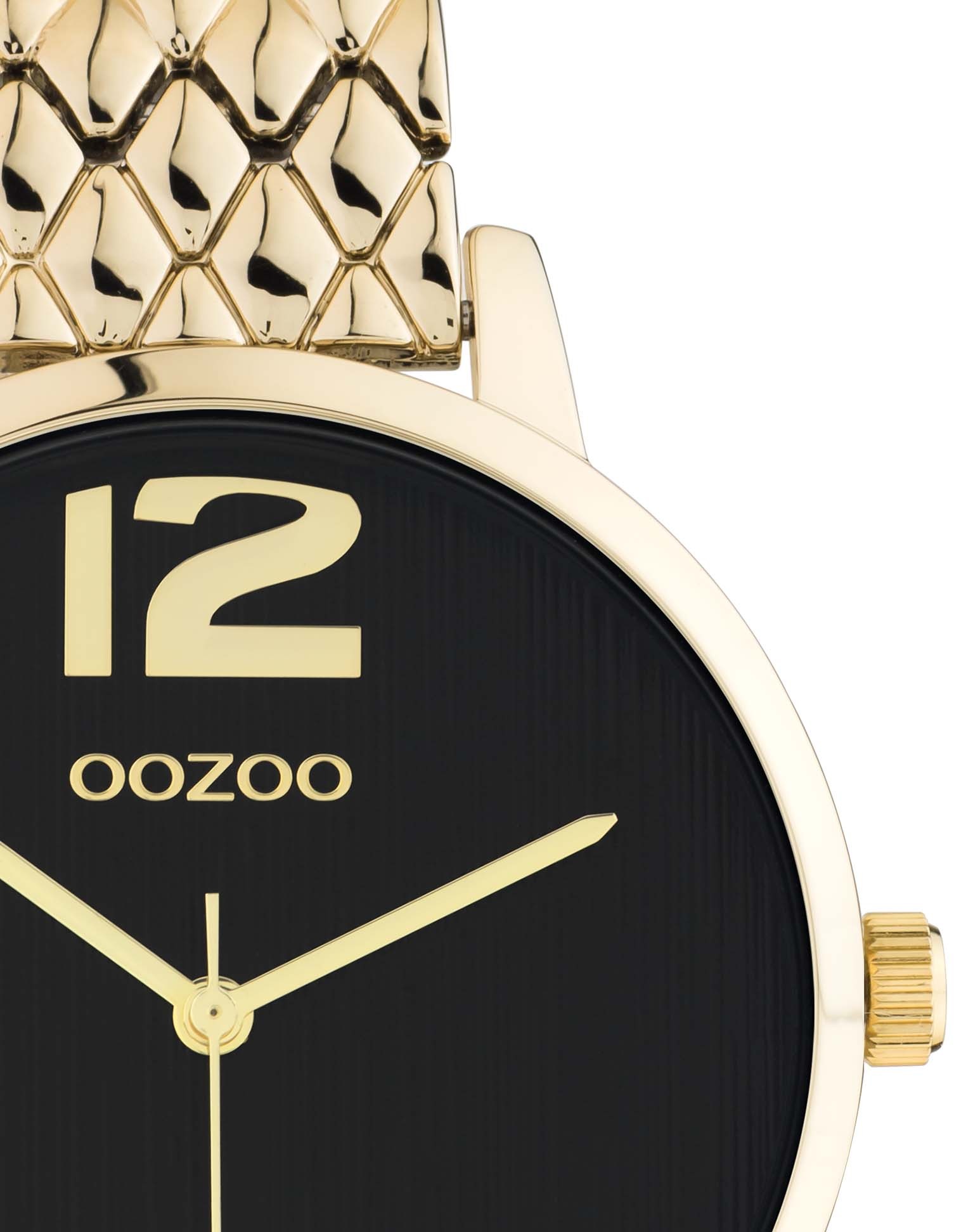 OOZOO Quarzuhr »C11023«, Armbanduhr, Damenuhr, Edelstahlarmband