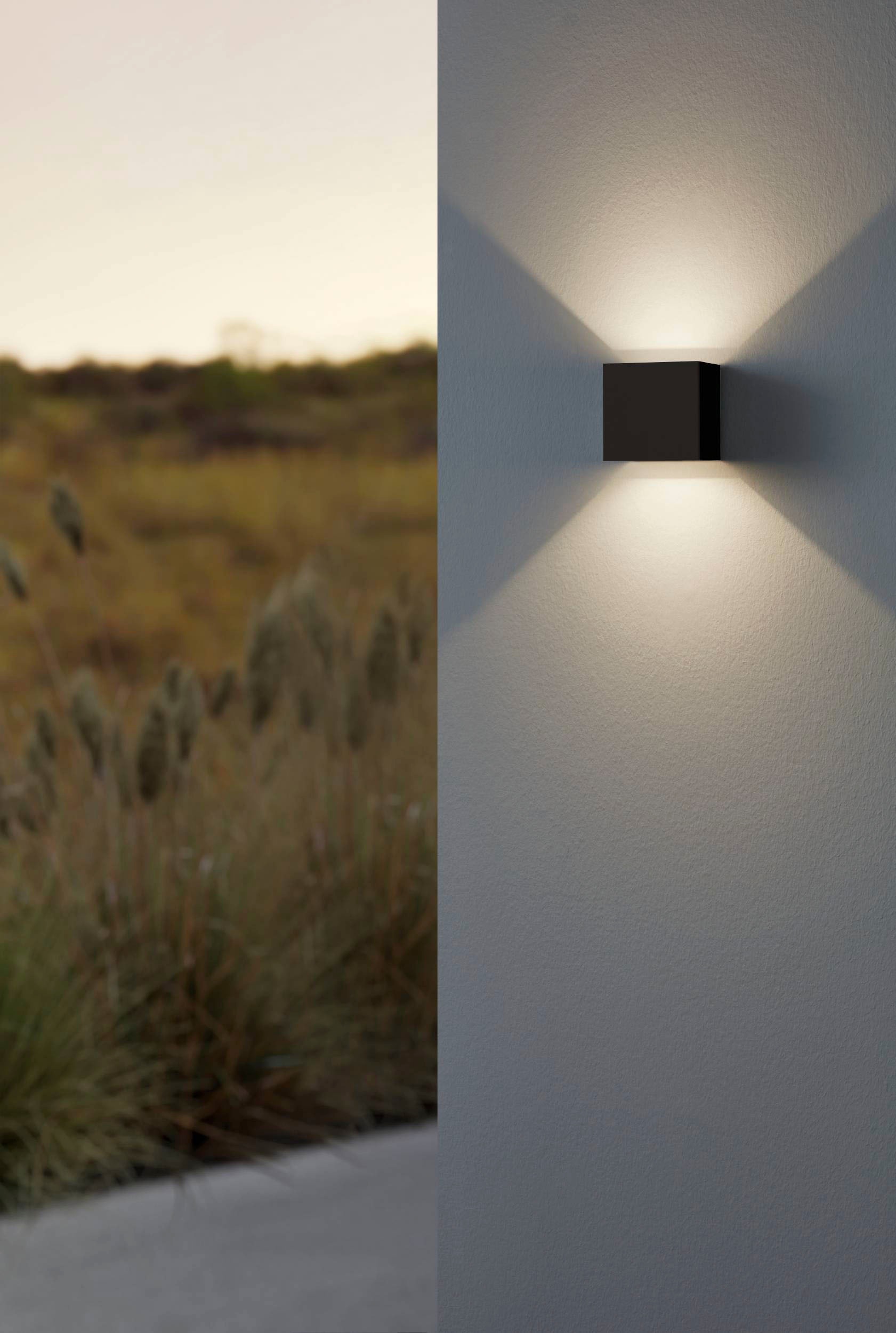 EGLO LED Außen-Wandleuchte »CALPINO«, 2 flammig, Leuchtmittel LED-Board   L günstig online kaufen