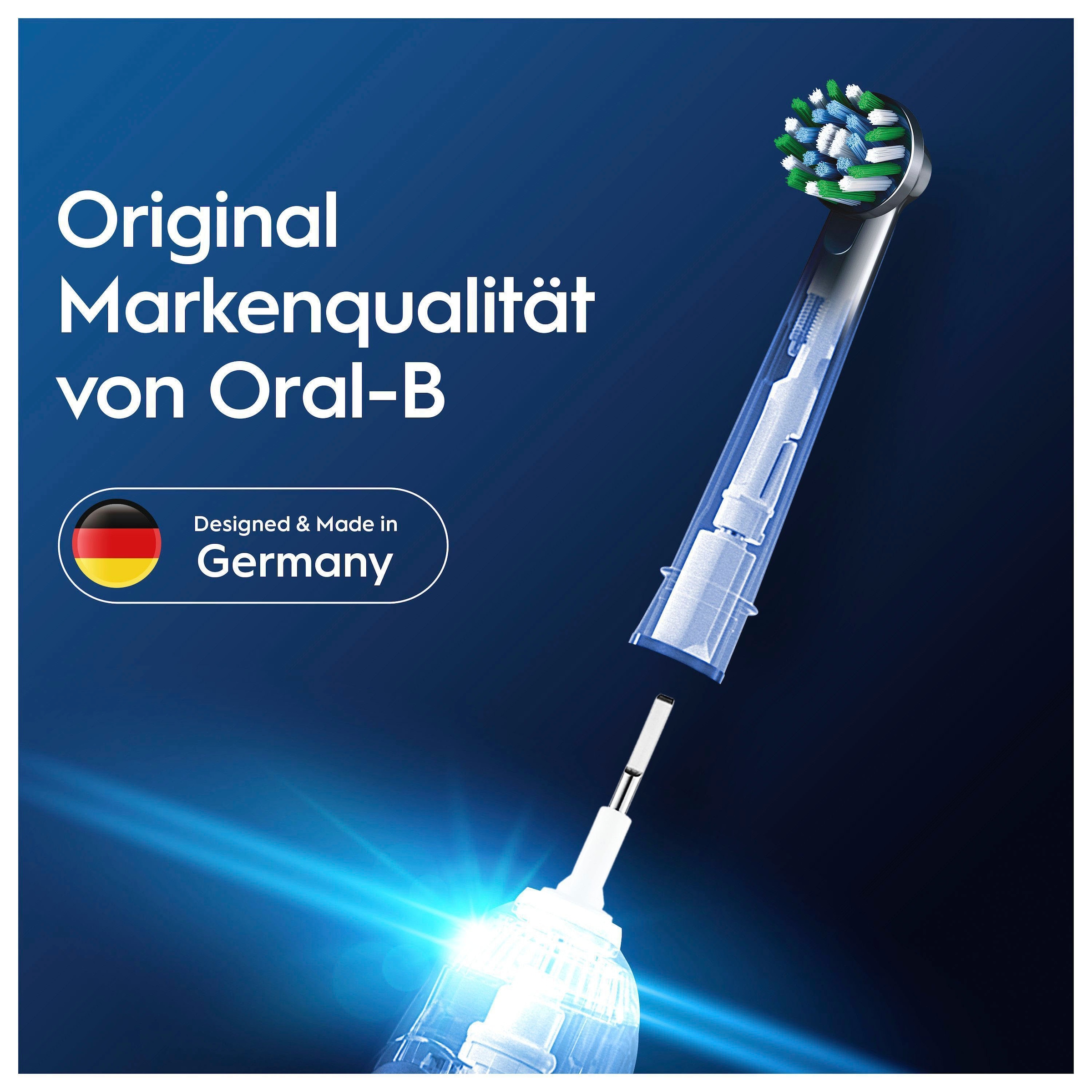 Oral-B Aufsteckbürsten »Pro CrossAction«, X-förmige Borsten