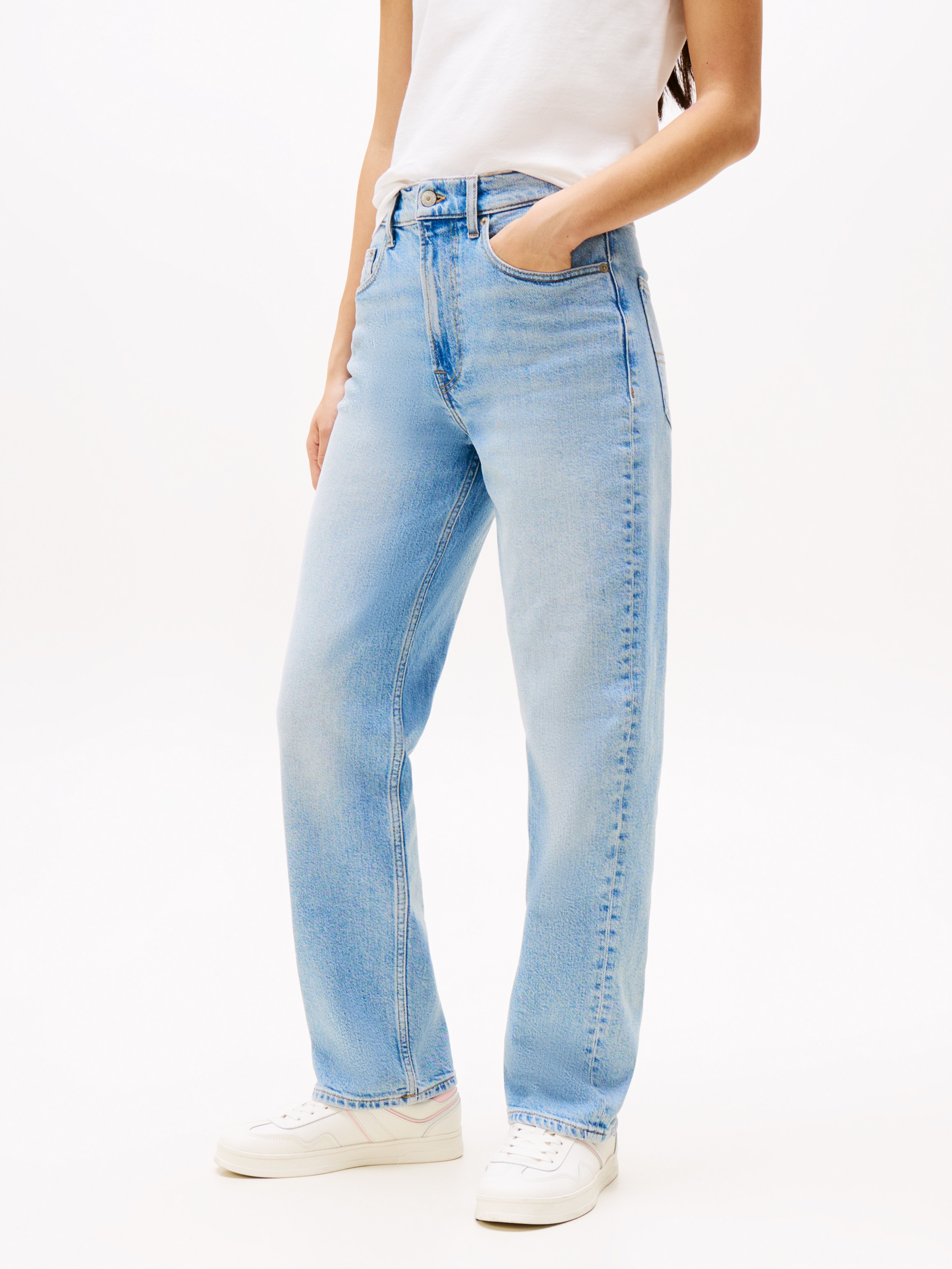 Tommy Jeans Straight-Jeans »Layla Hr Slim Str« In Knöchellänge