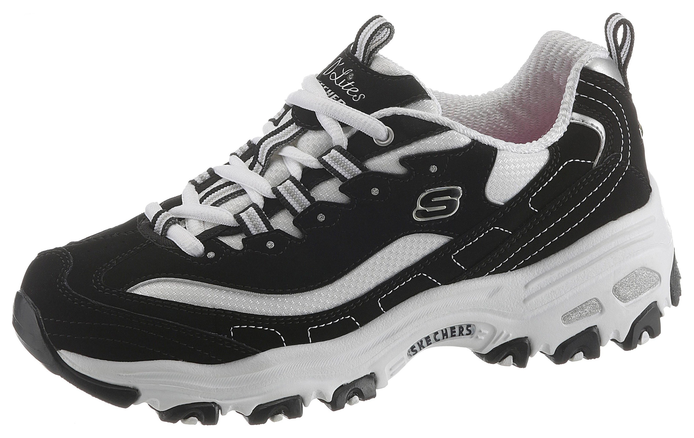 Skechers Sneaker »D´Lites - Biggest Fan«, im trendigen Chunky-Style, Freizeitschuh, Halbschuh, Schnürschuh