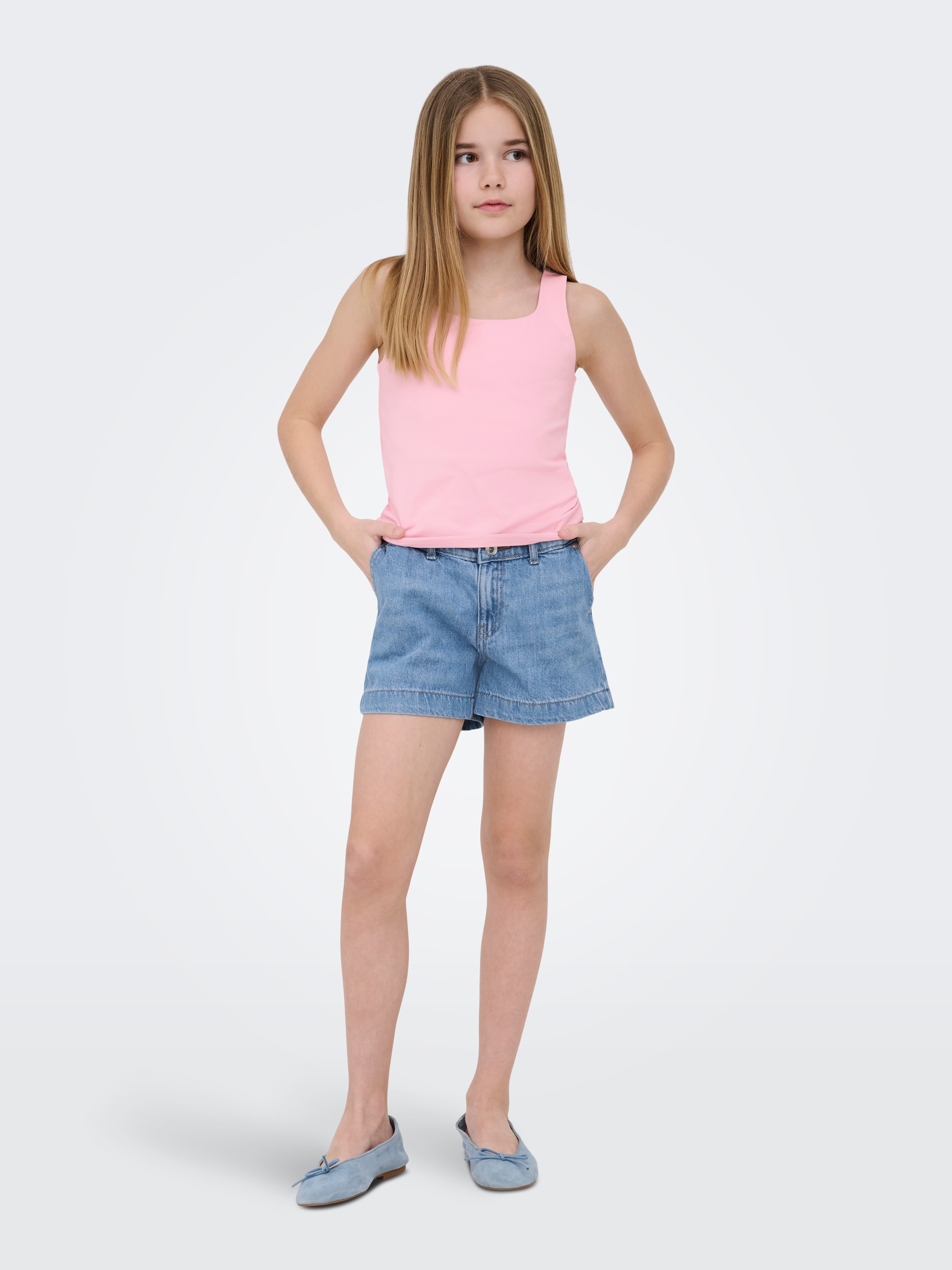 KIDS ONLY Jeansshorts »KOGCOMET MID WIDE SHORTS DNM LB NOOS«