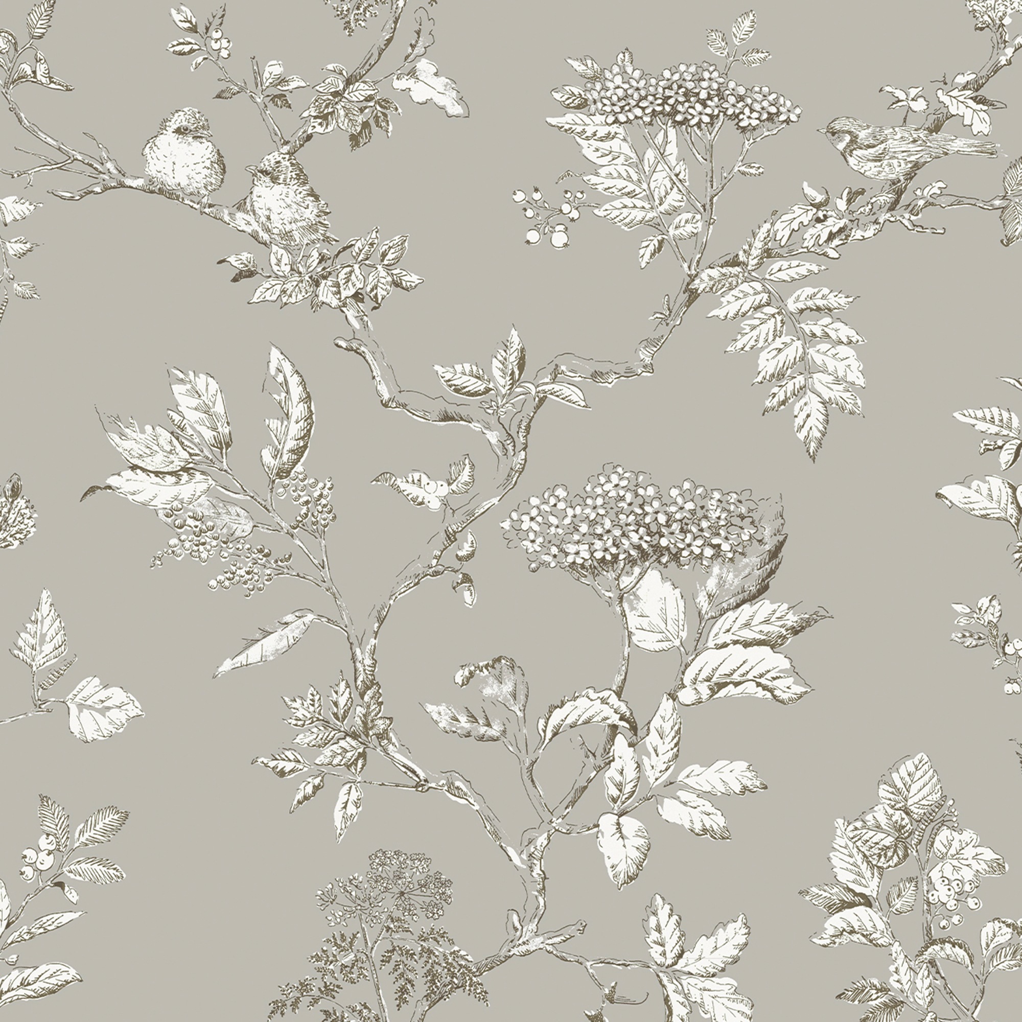 LAURA ASHLEY Vliestapete »Elderwood«, gemustert, FSC® zertifiziert, mit lebhaftem Druck, 10 Meter Länge