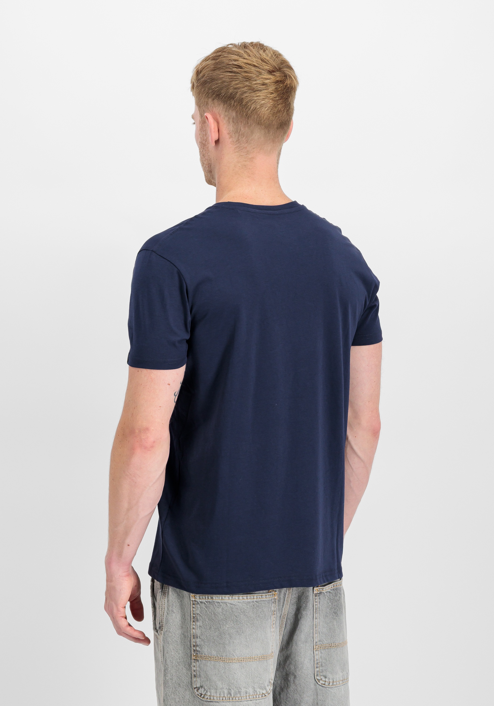 Alpha Industries T-Shirt »Alpha Industries Men - T-Shirts Basic T-Shirt BL Rubber«